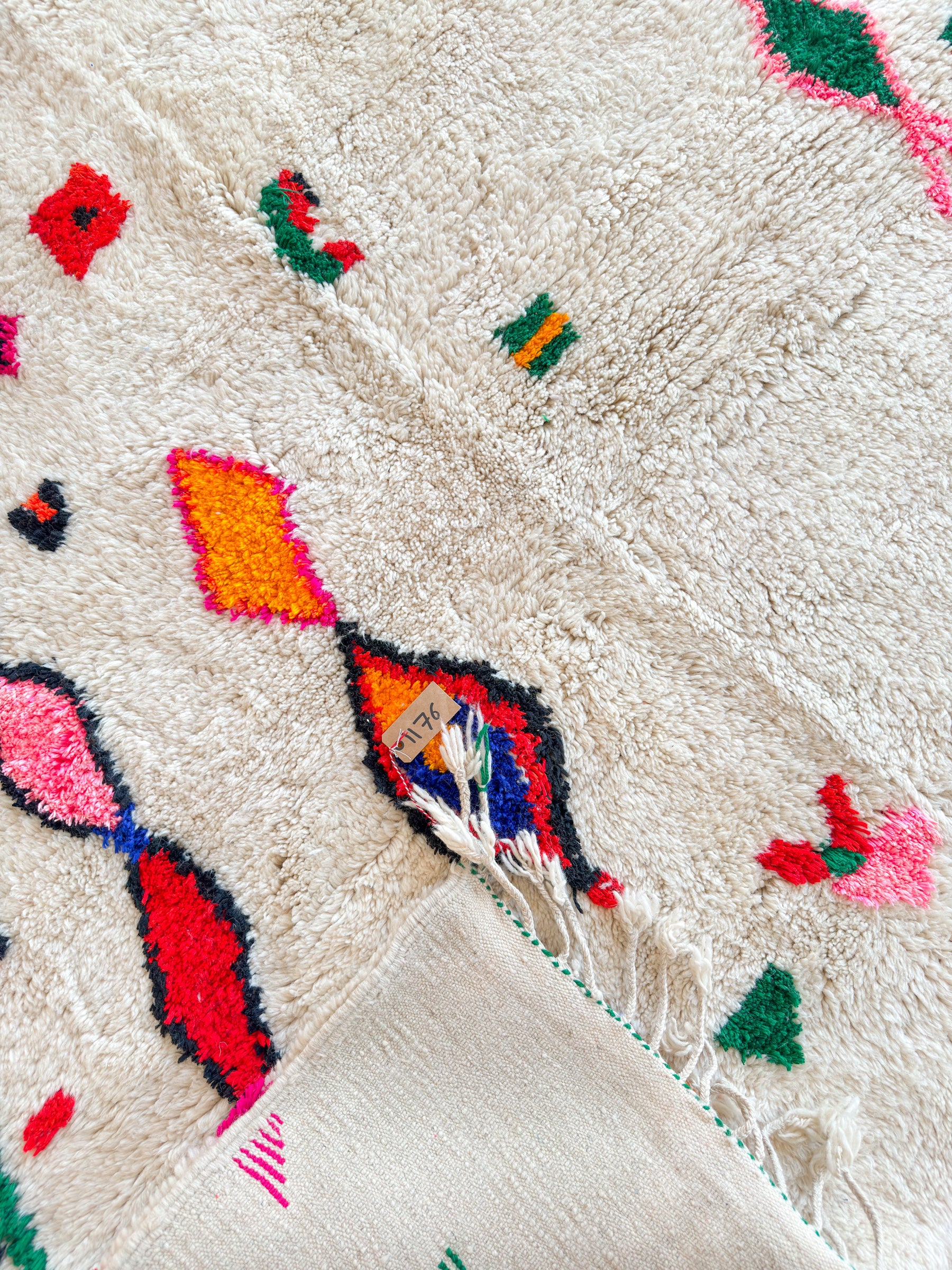 Colorful Moroccan Rug 192 x 316 cm / 6.3 x 10.4 ft - n°1176