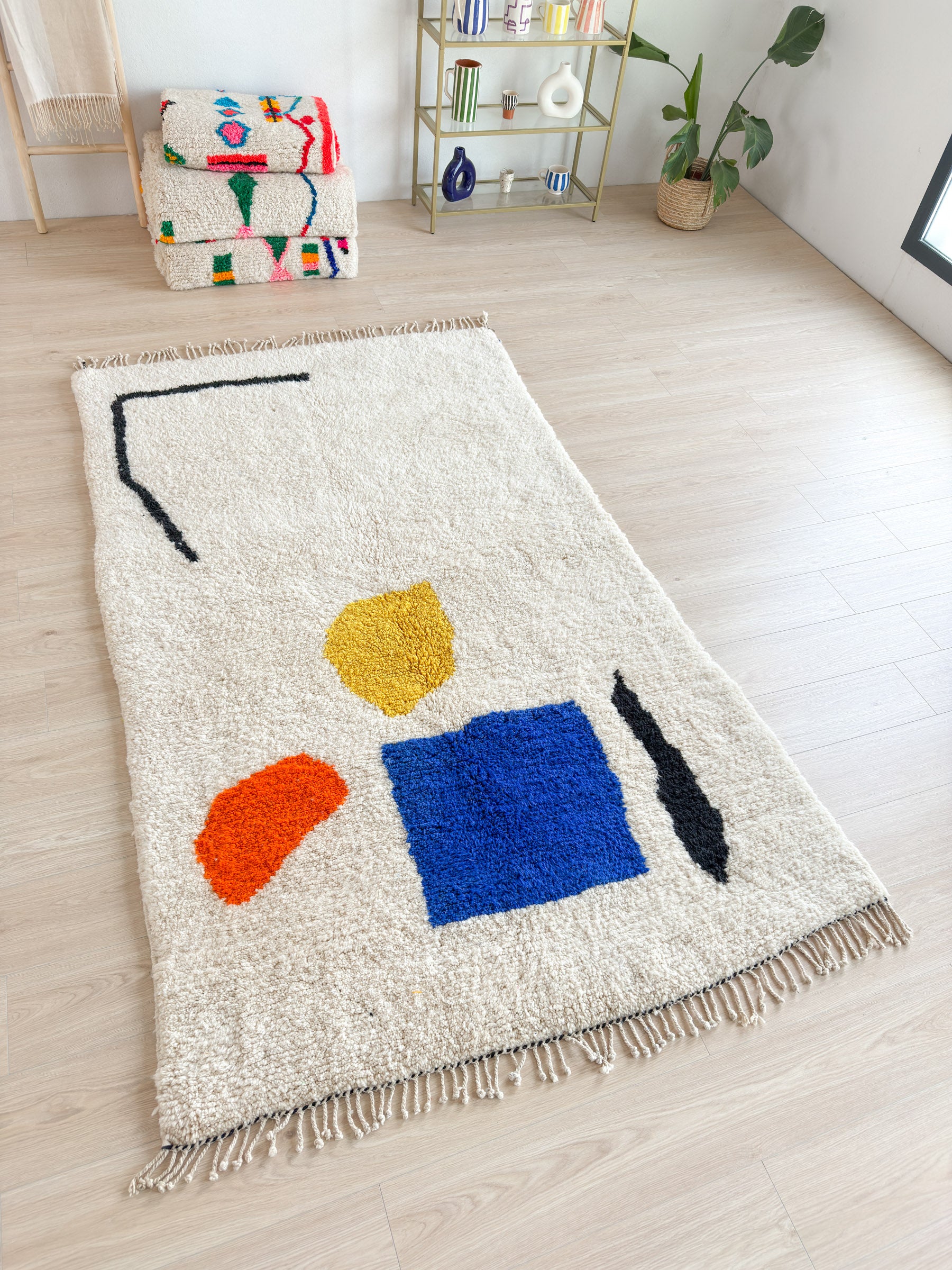 Colorful Berber rug 153 x 272 cm - no. 2149