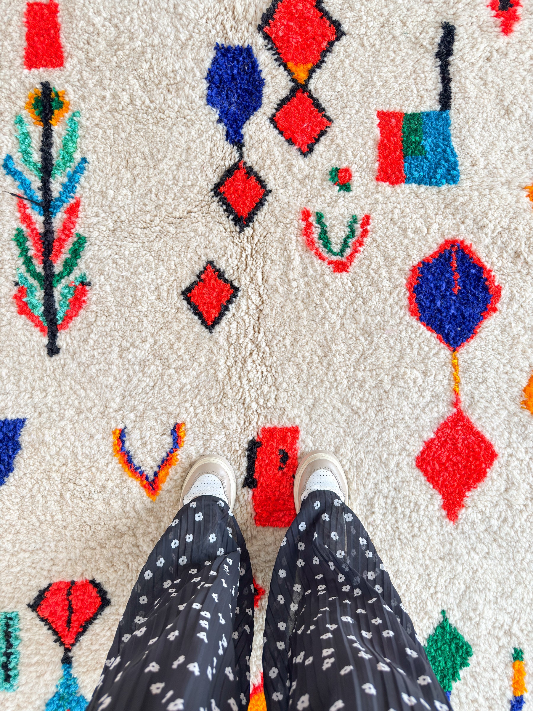 Tapis berbère coloré 146 x 269 cm - n°2113