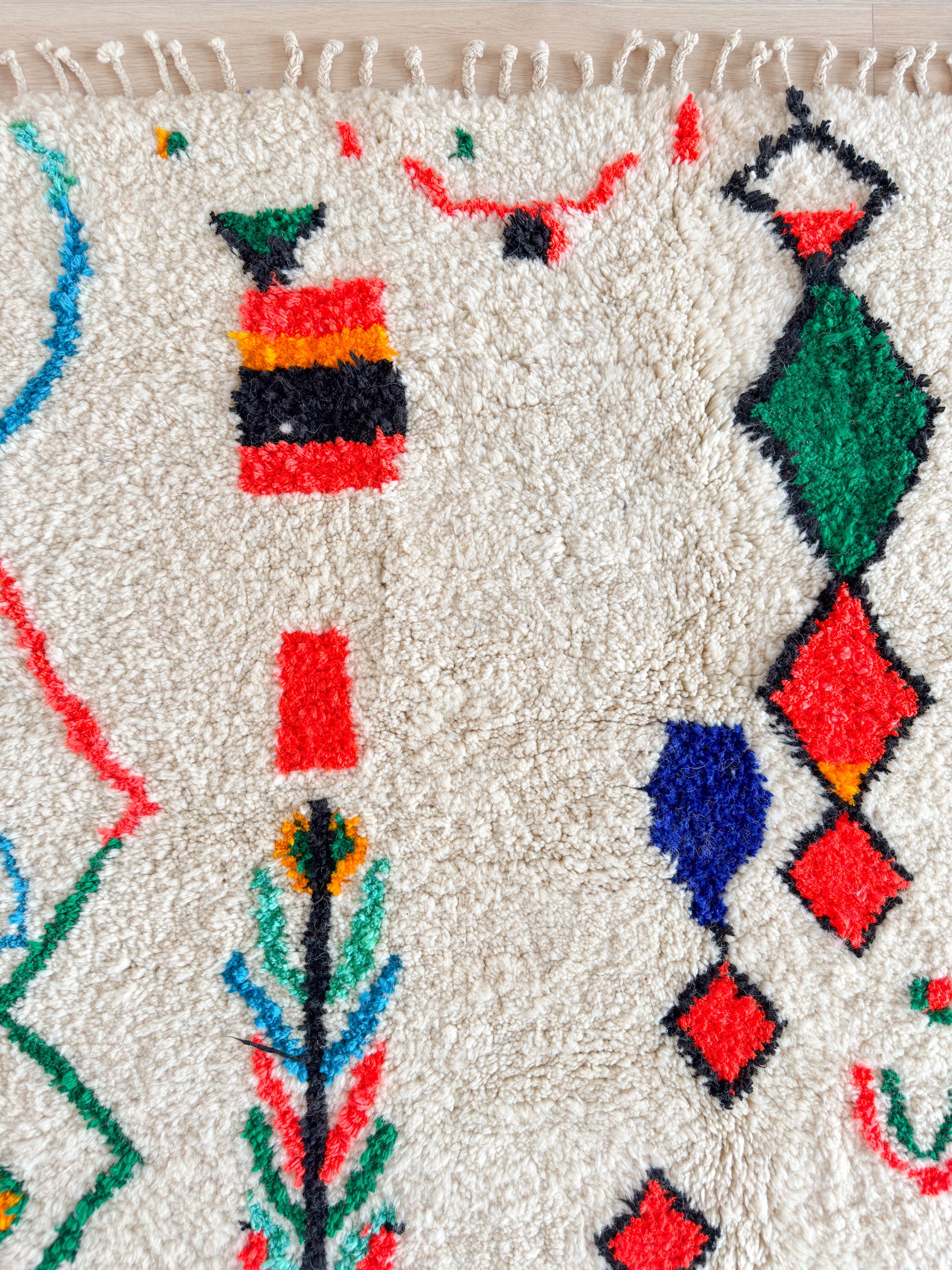 Tapis berbère coloré 146 x 269 cm - n°2113