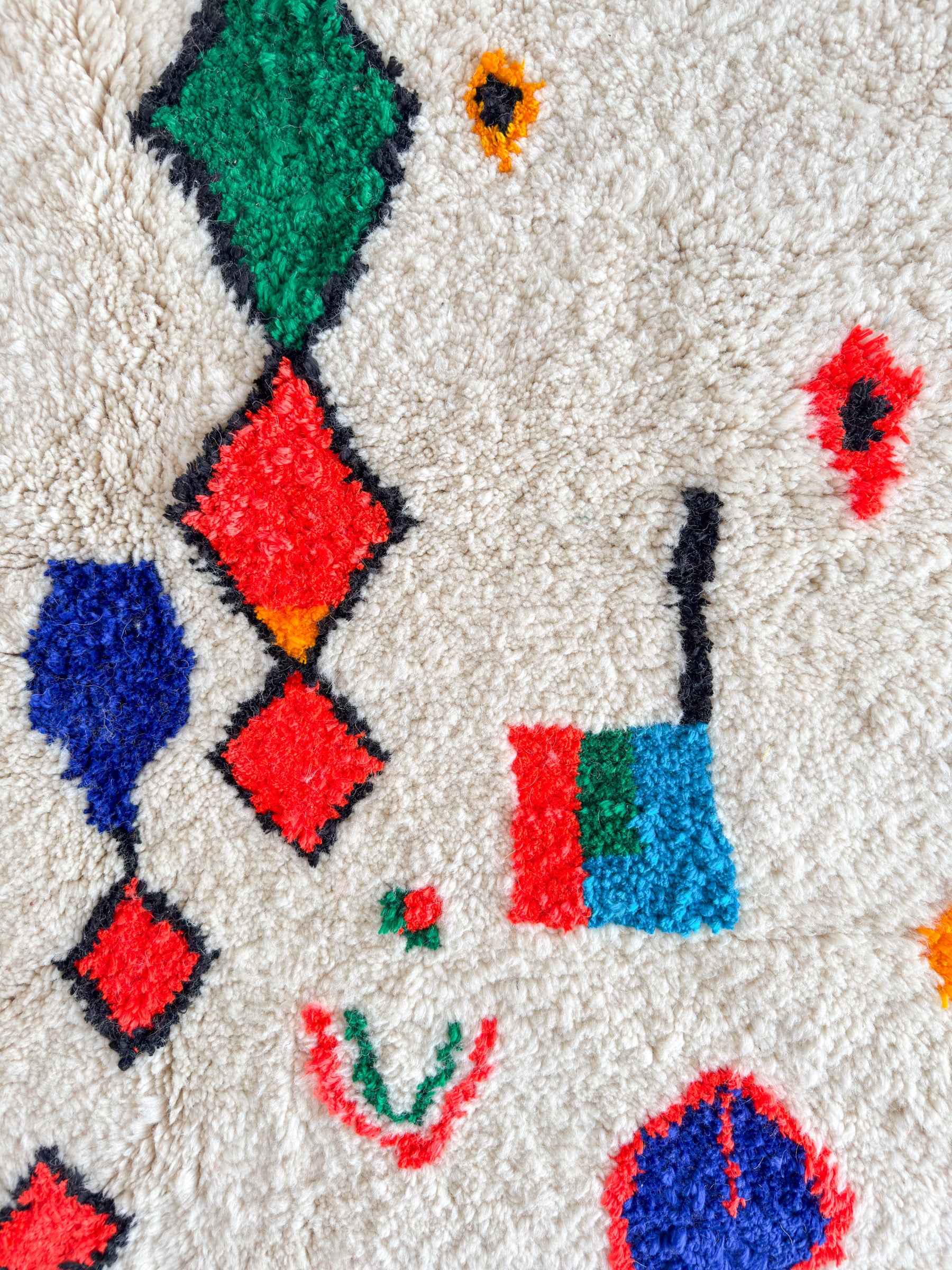 Tapis berbère coloré 146 x 269 cm - n°2113