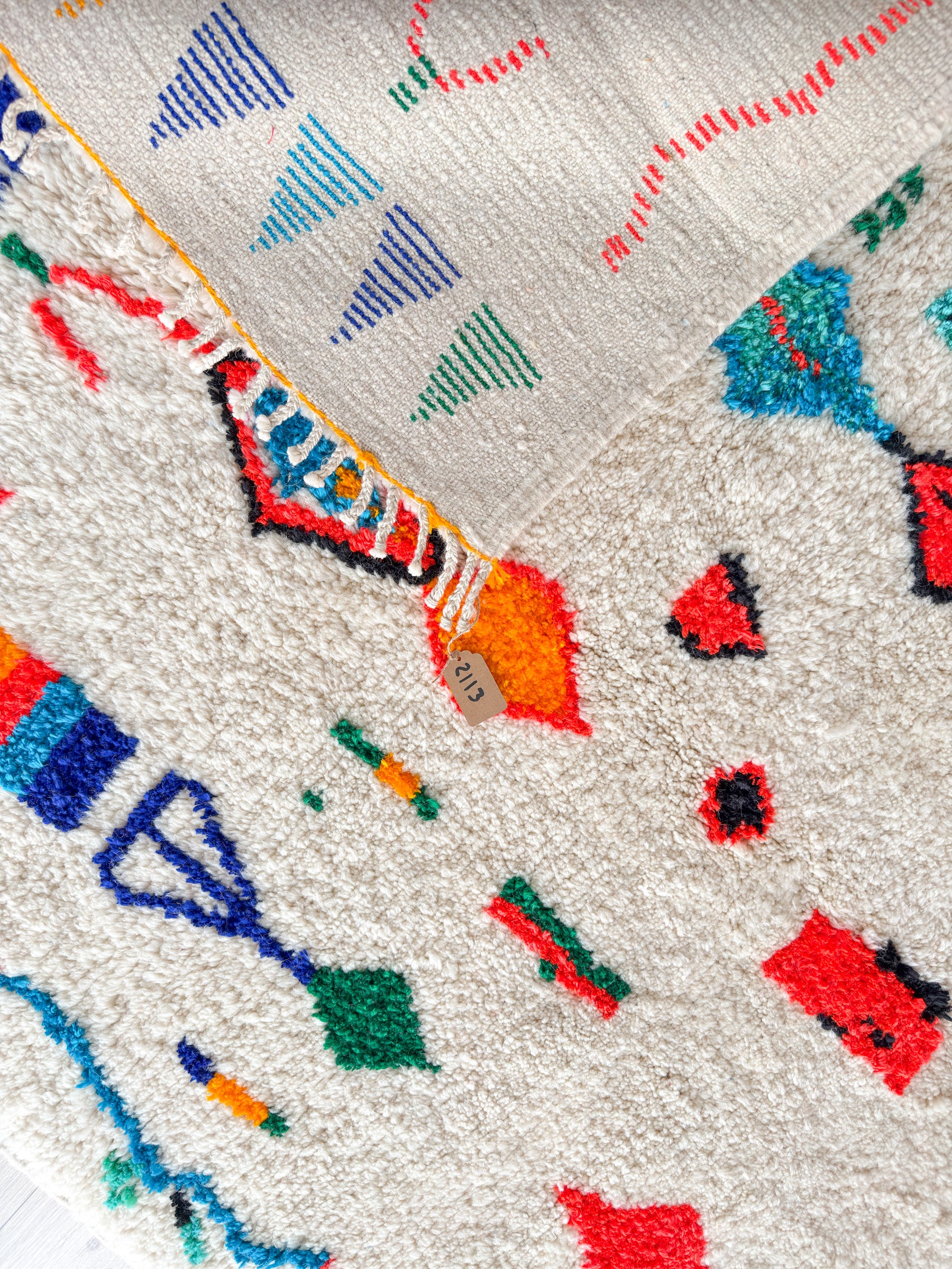 Tapis berbère coloré 146 x 269 cm - n°2113