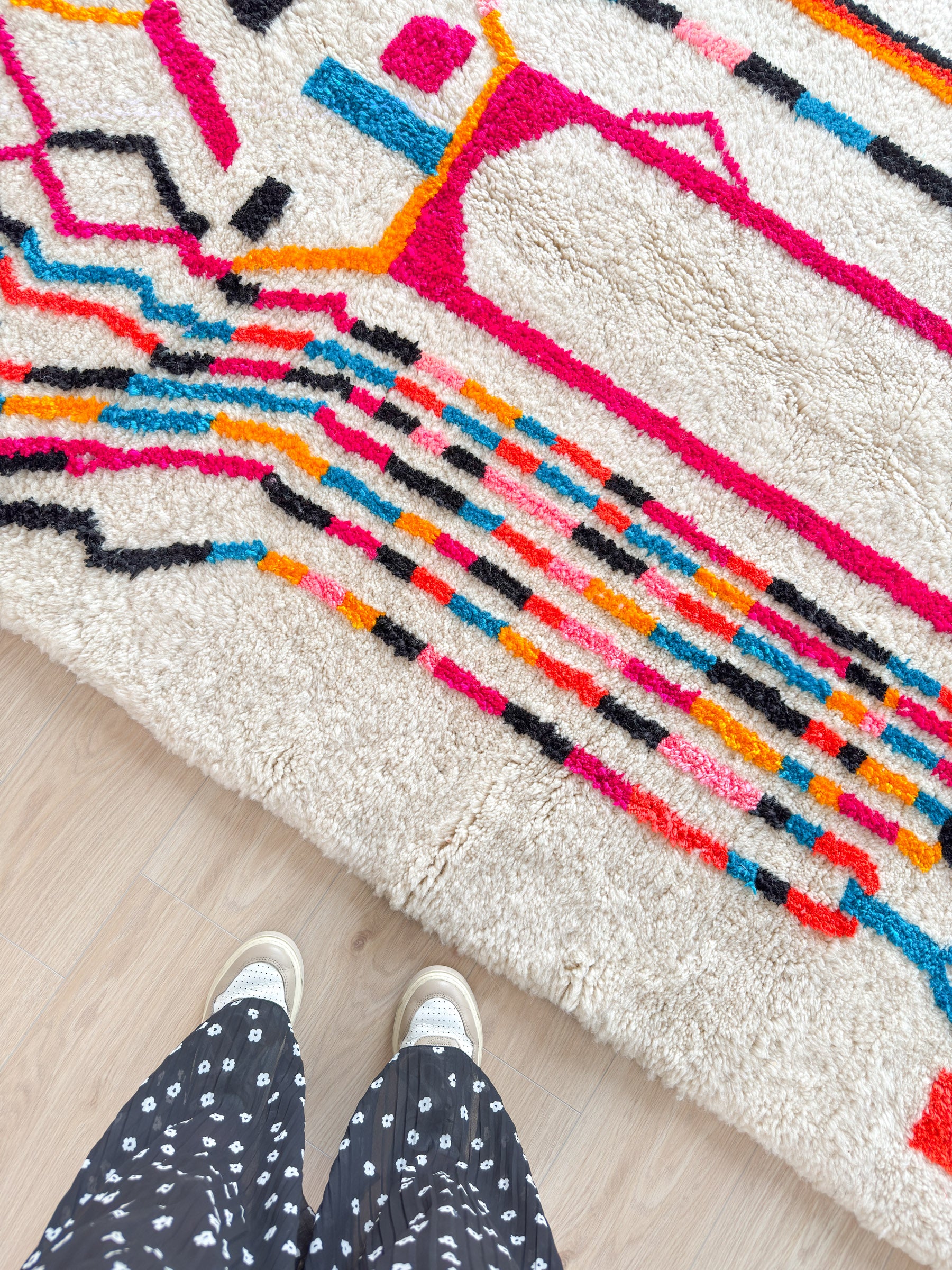 Colorful Berber rug 164 x 272 cm - no. 2143