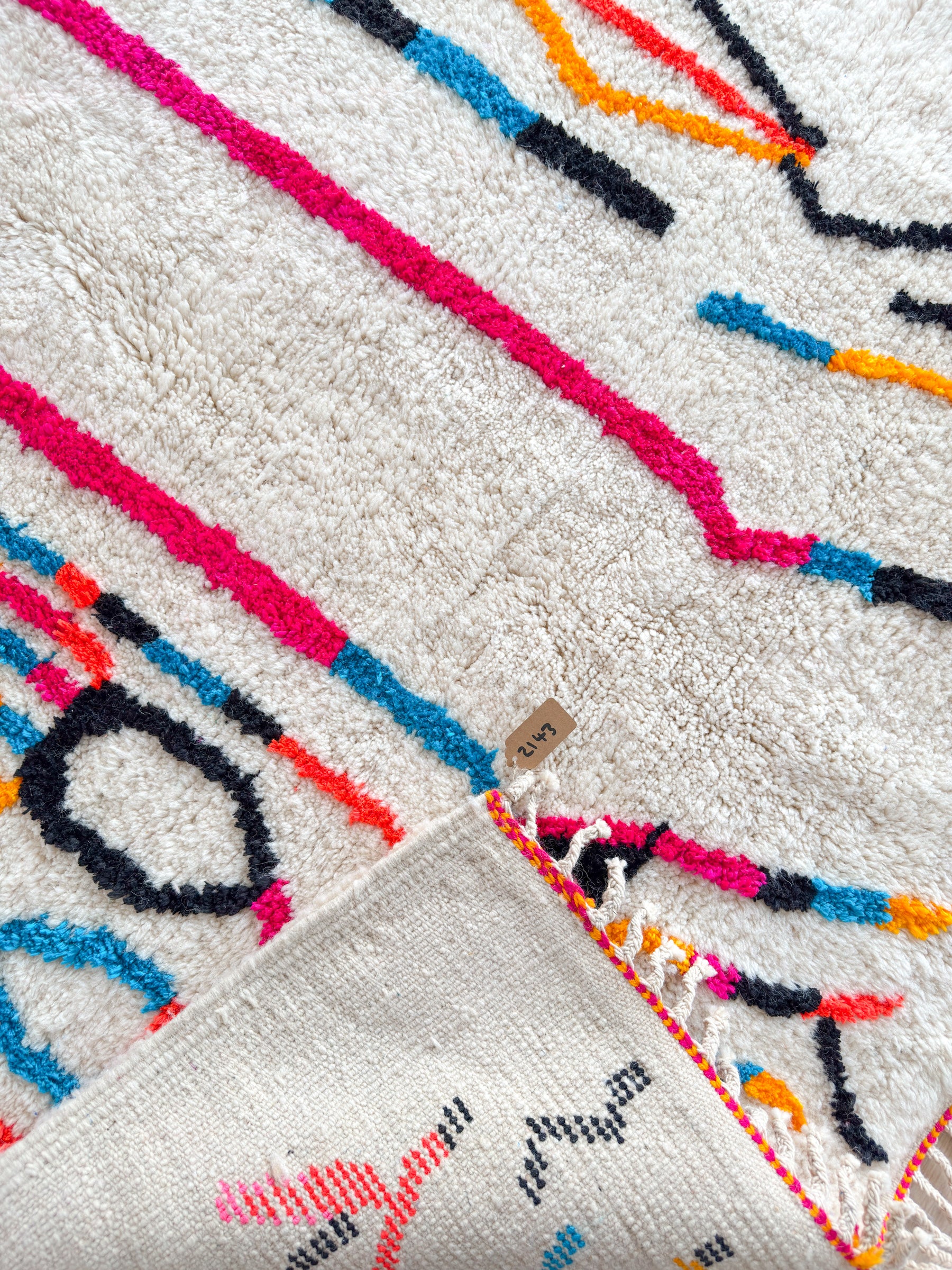 Colorful Berber rug 164 x 272 cm - no. 2143