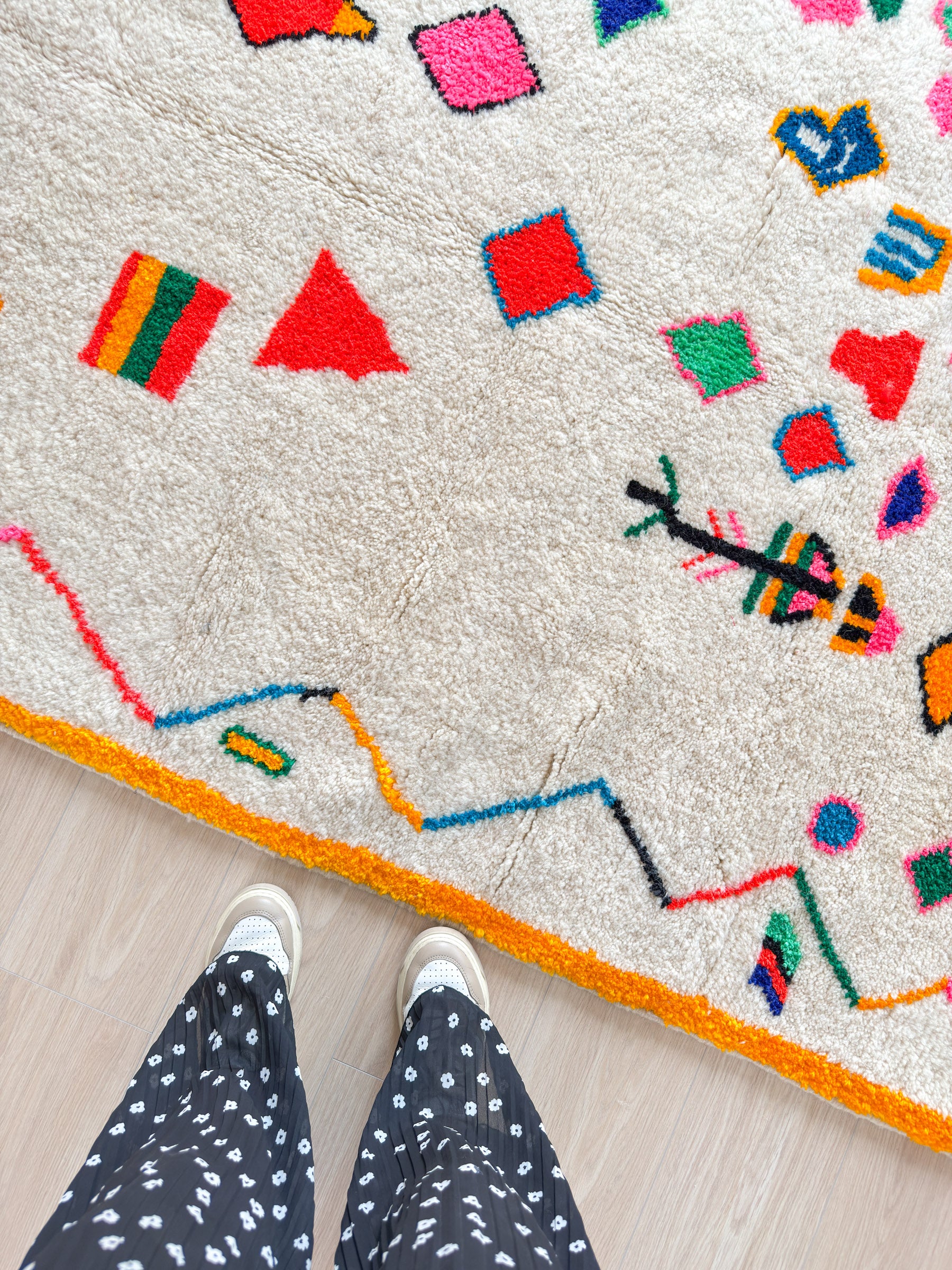 Colorful Berber rug 149 x 274 cm - no. 2131