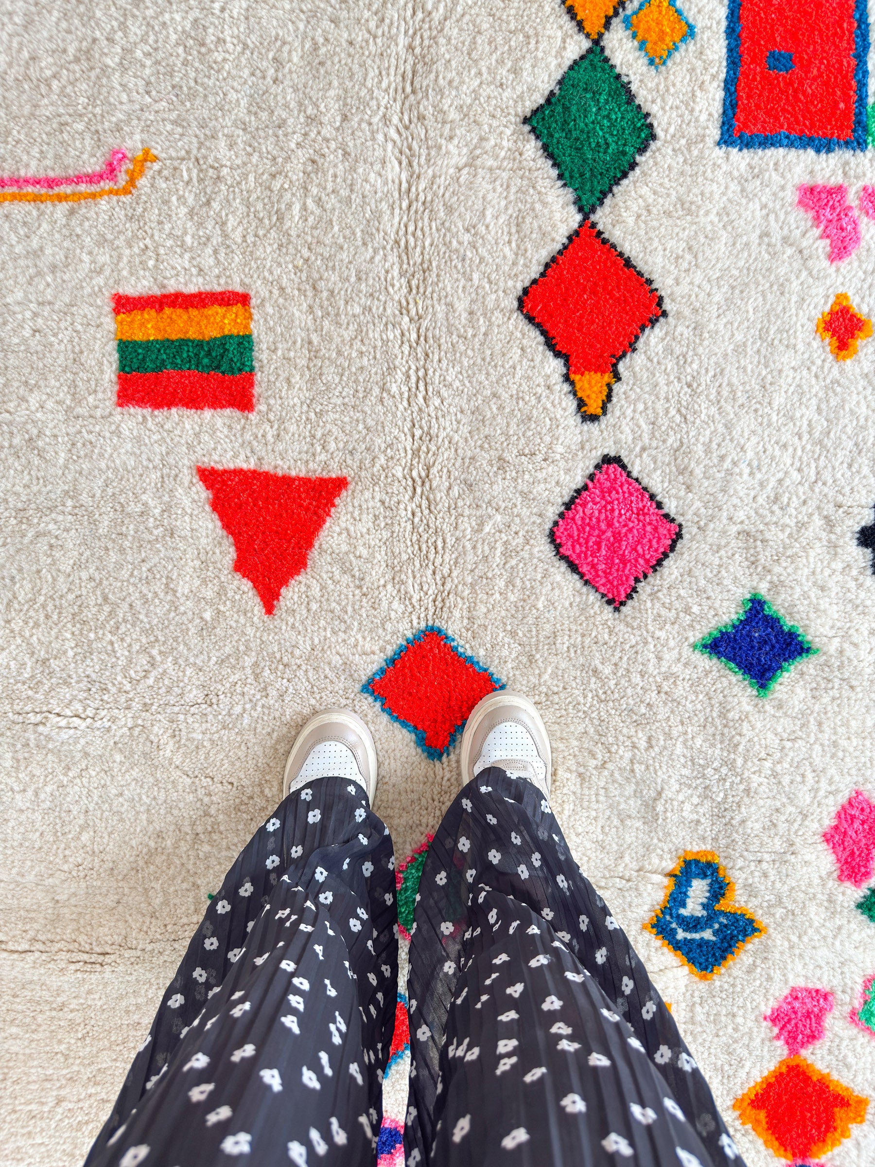 Colorful Berber rug 149 x 274 cm - no. 2131