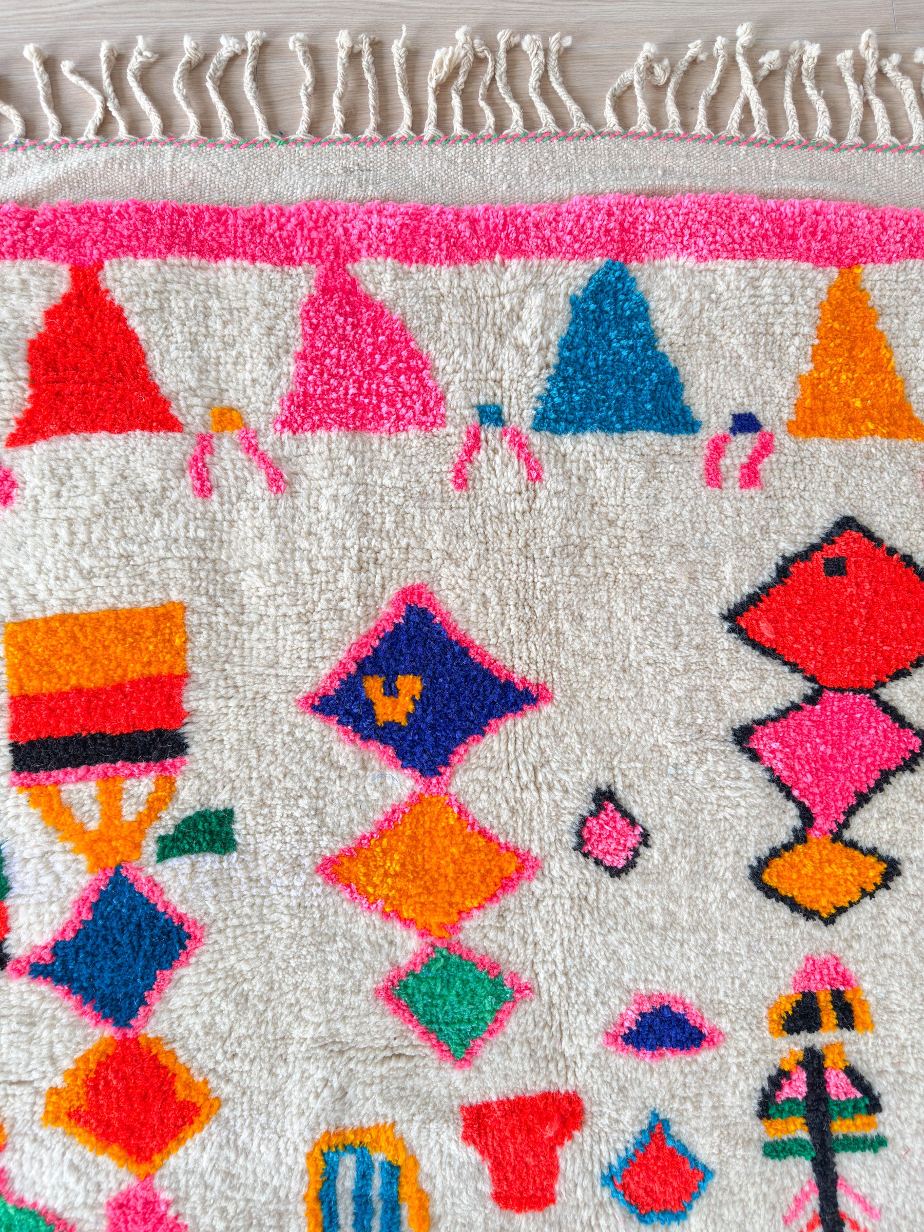 Tapis berbère coloré 149 x 274 cm - n°2131