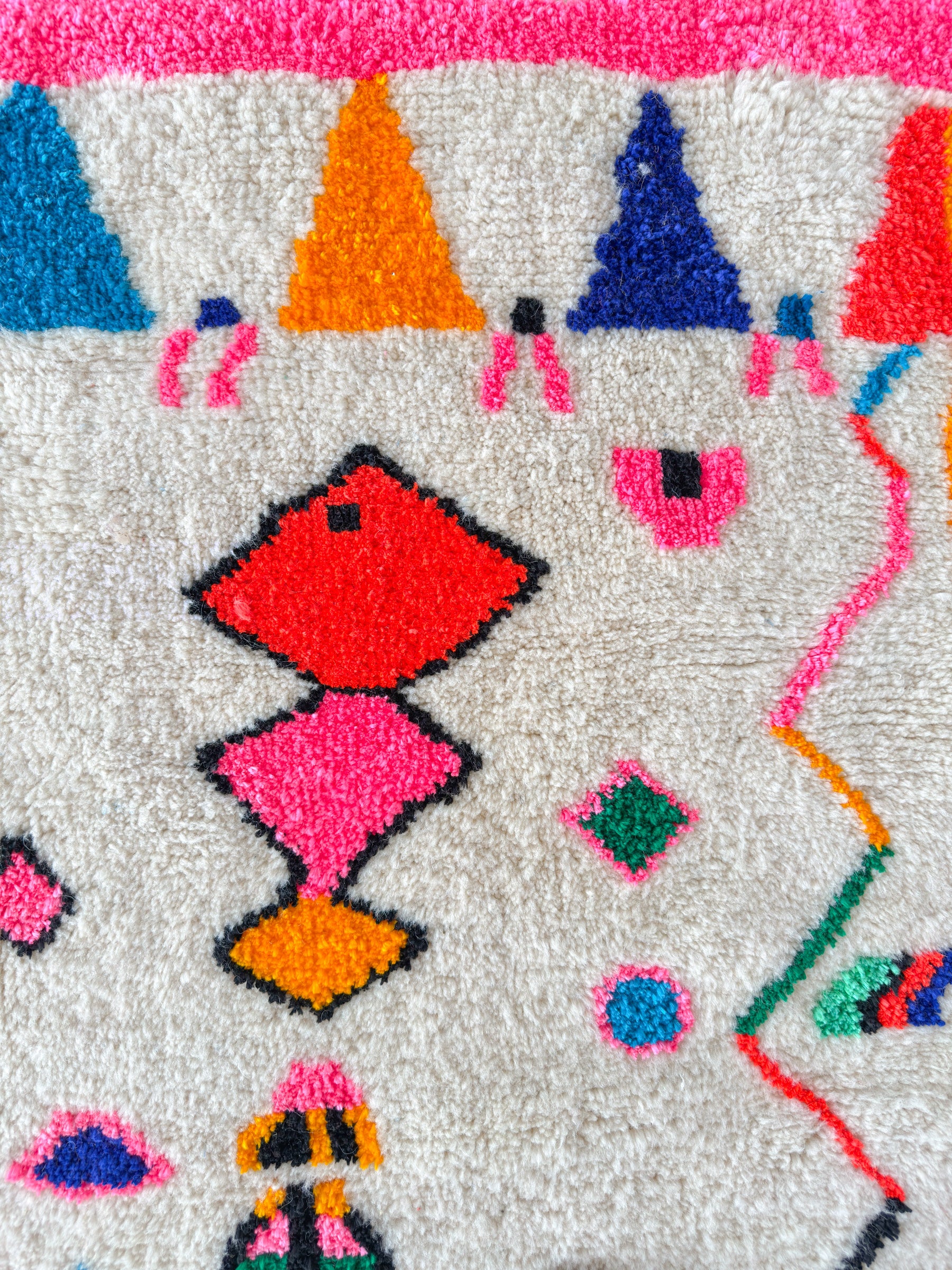 Tapis berbère coloré 149 x 274 cm - n°2131