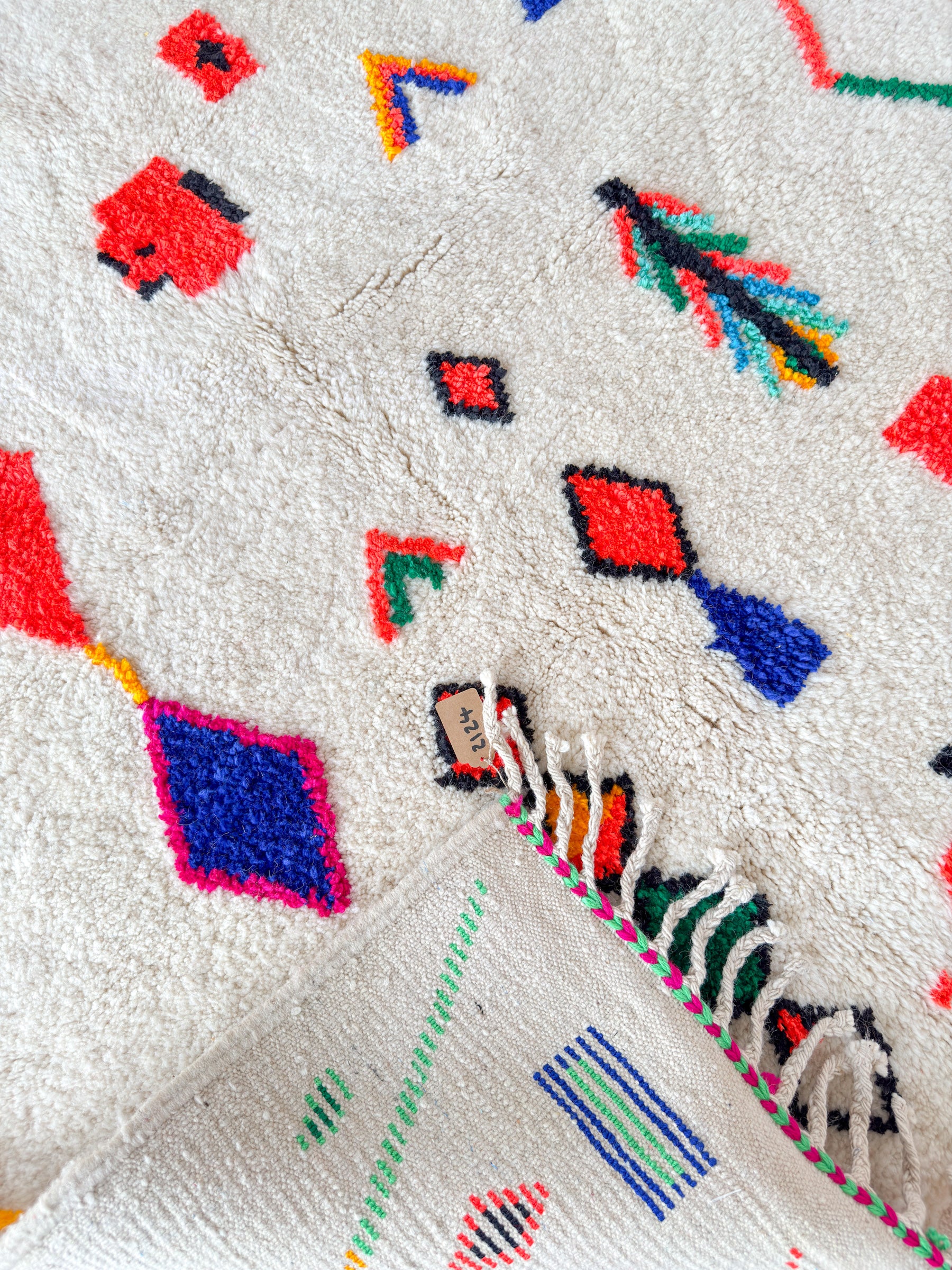 Tapis berbère coloré 150 x 269 cm - n°2124