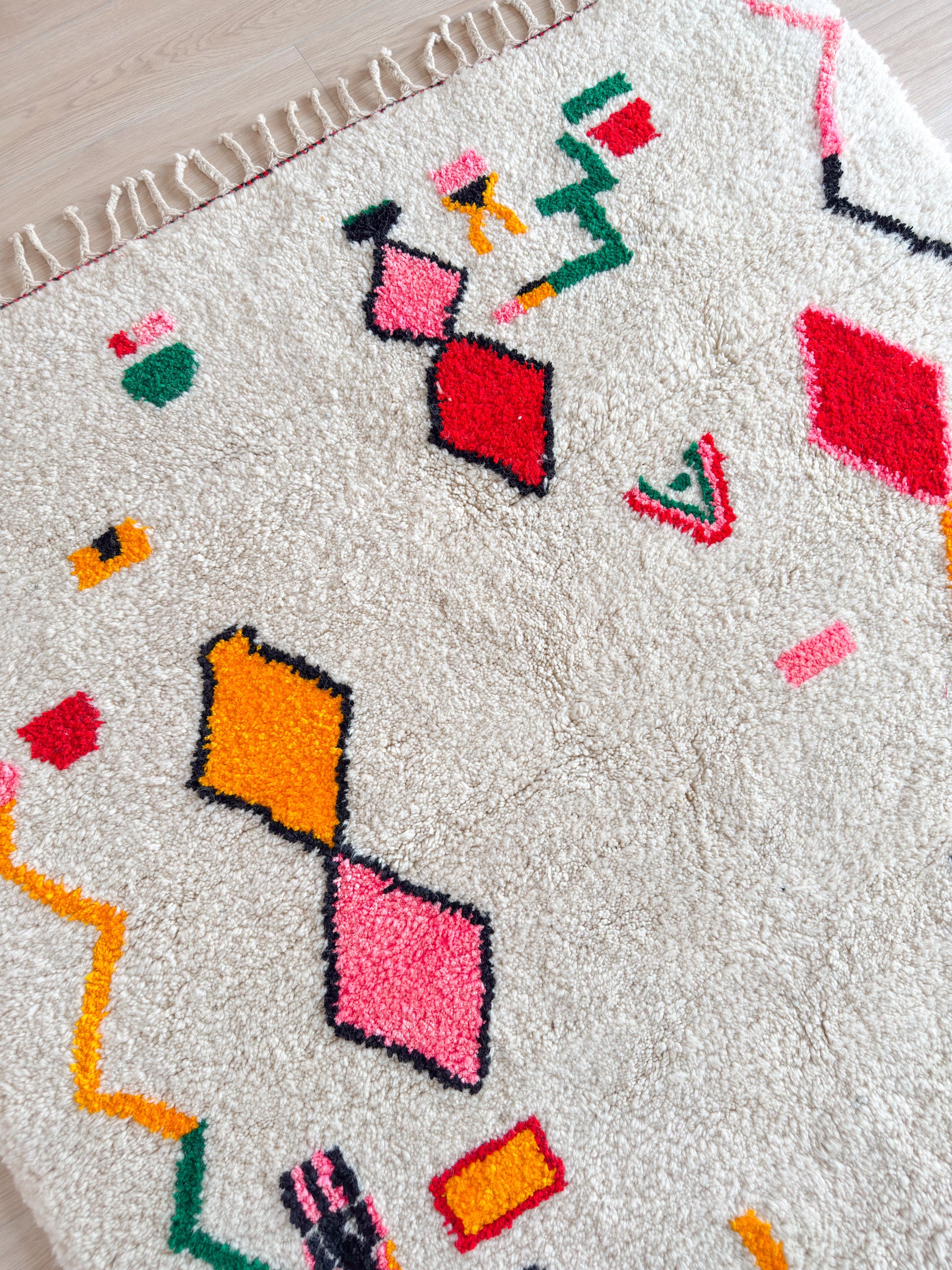 Colorful Berber rug 168 x 263 cm - no. 2146