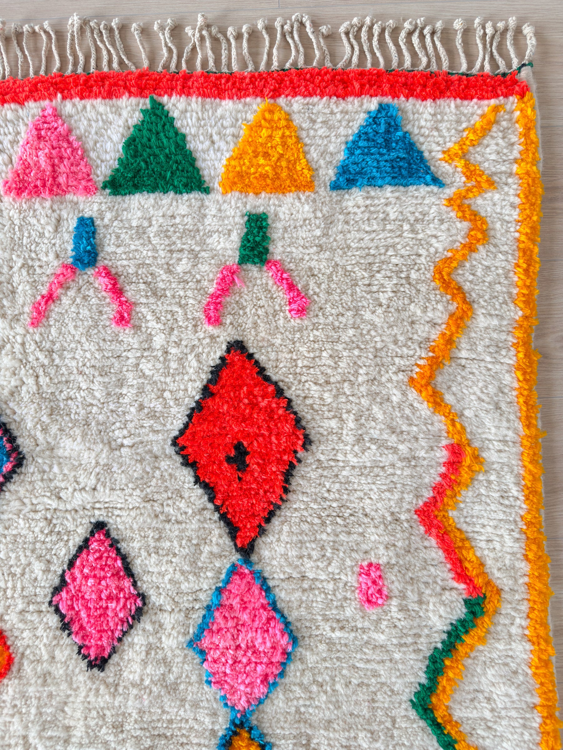 Tapis berbère coloré 146 x 267 cm - n°2134