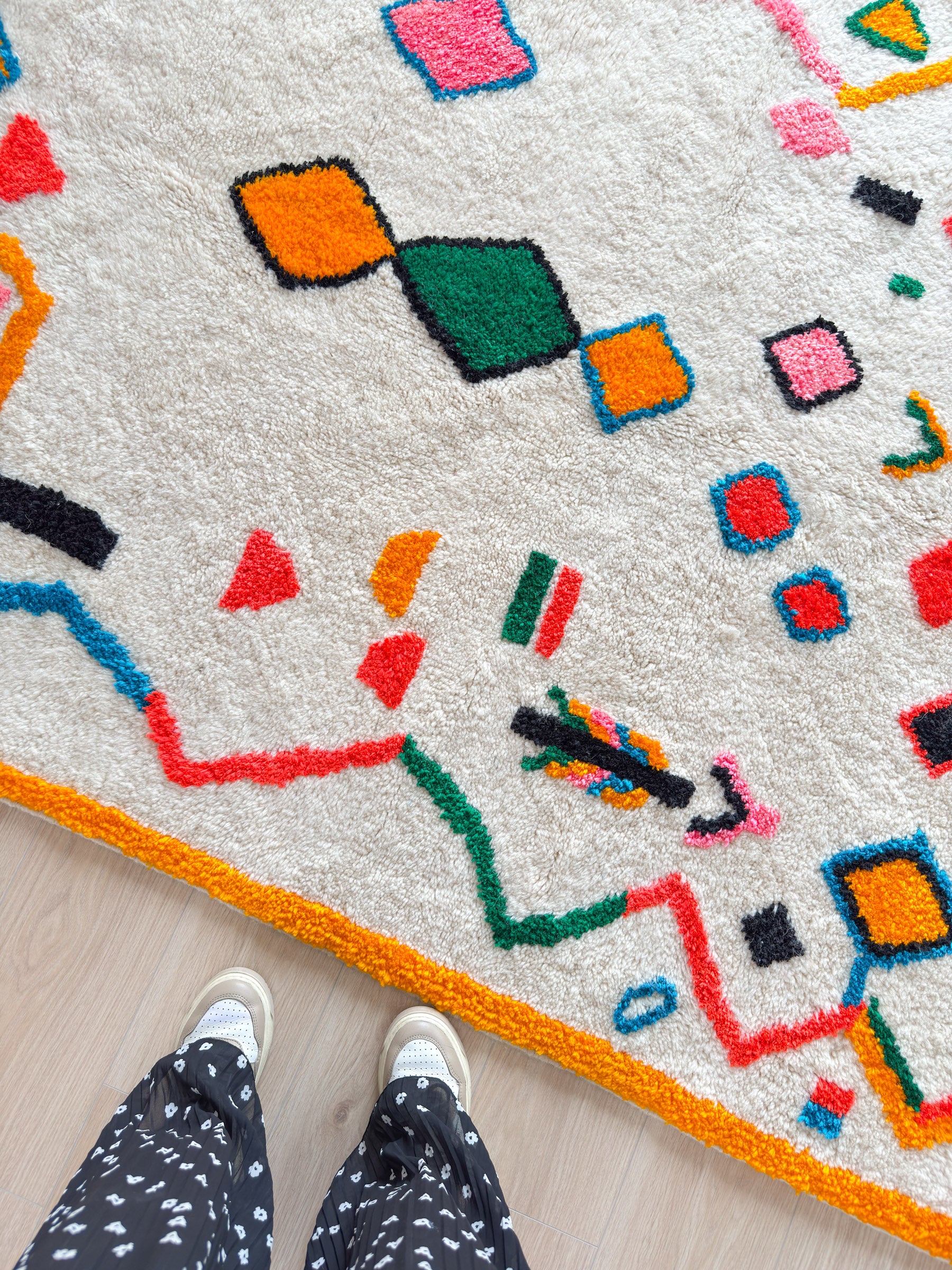 Tapis berbère coloré 158 x 269 cm - n°2166