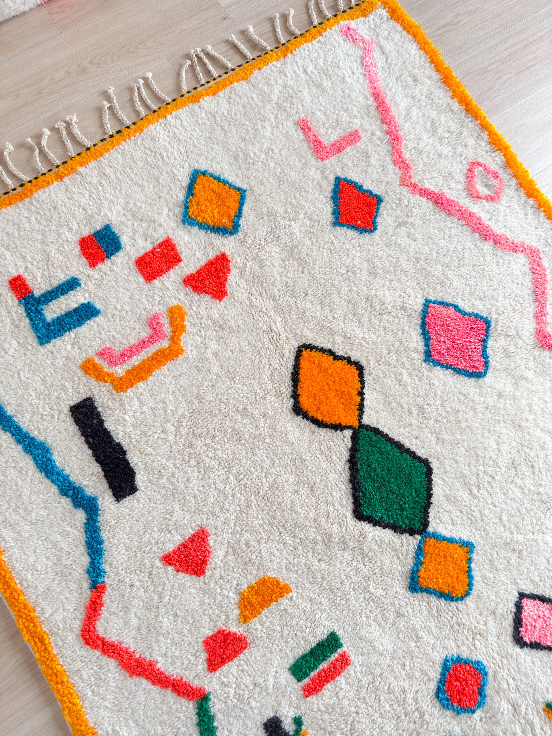 Tapis berbère coloré 158 x 269 cm - n°2166