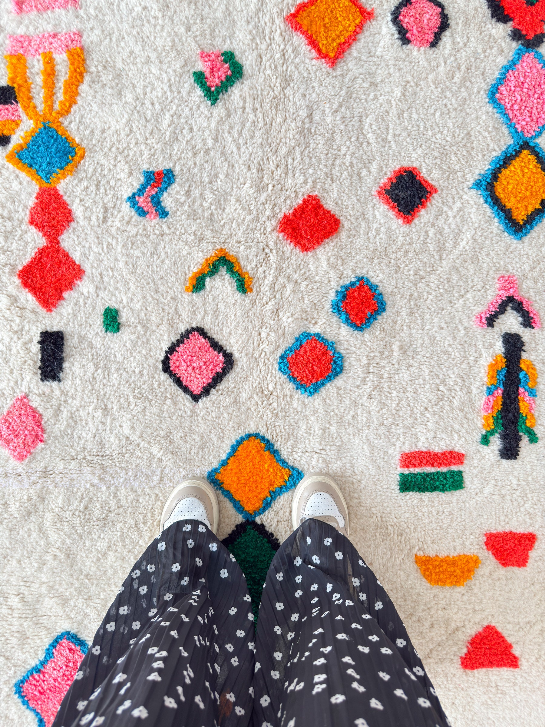 Tapis berbère coloré 158 x 269 cm - n°2166