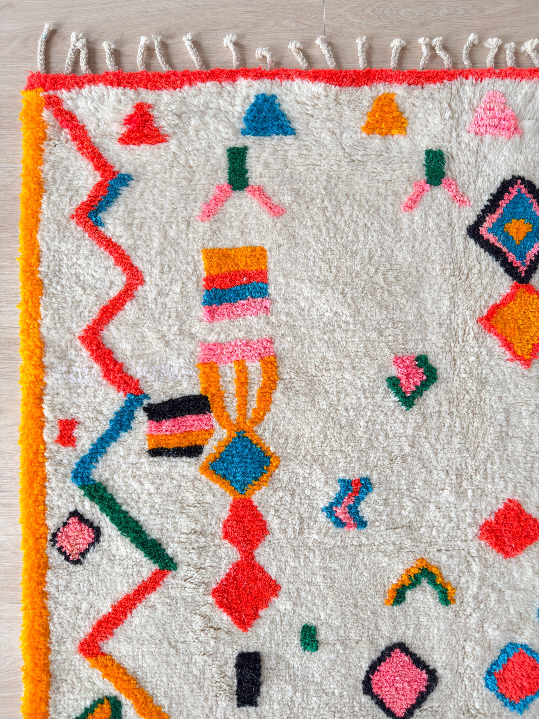 Tapis berbère coloré 158 x 269 cm - n°2166