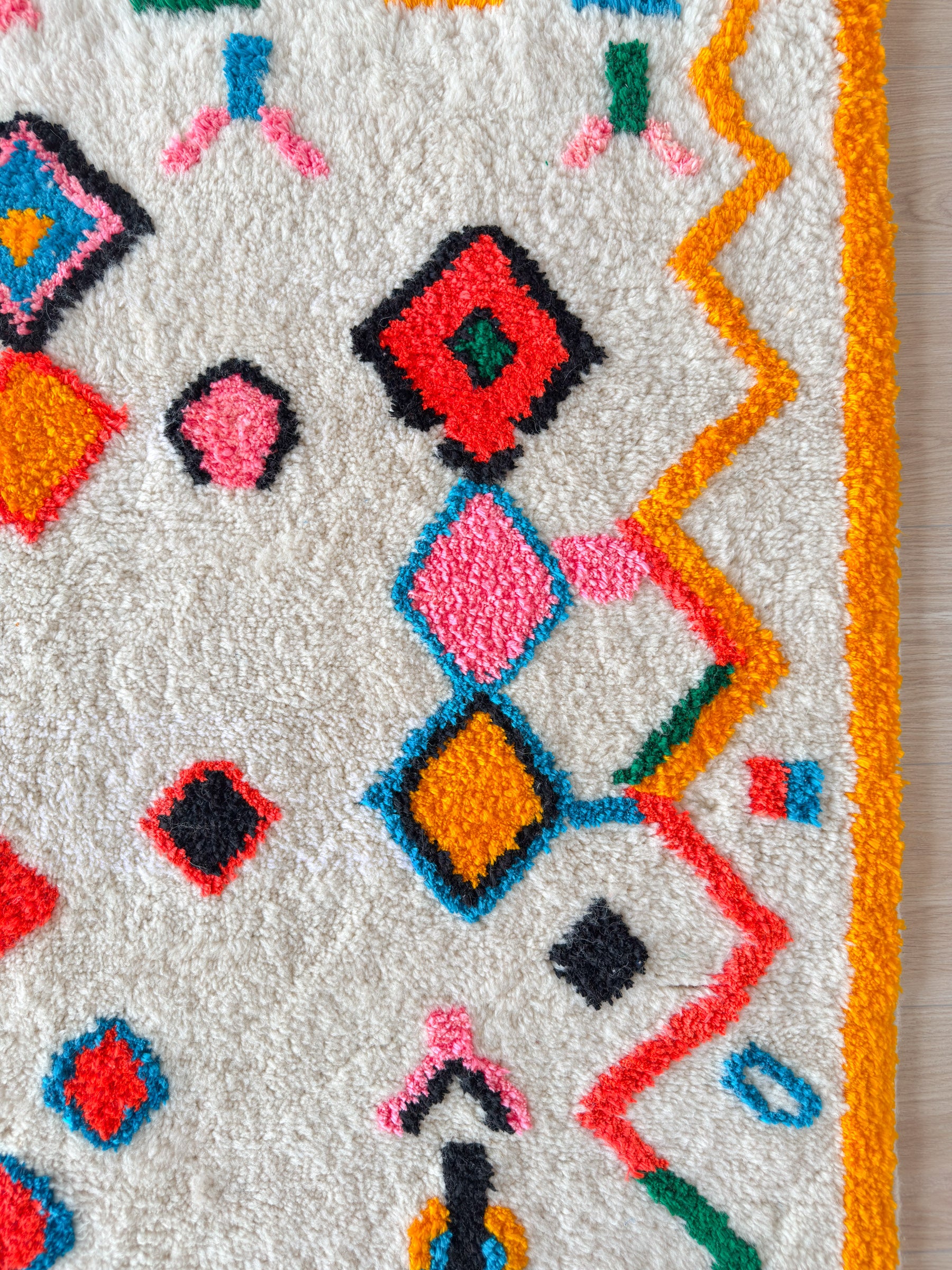 Tapis berbère coloré 158 x 269 cm - n°2166