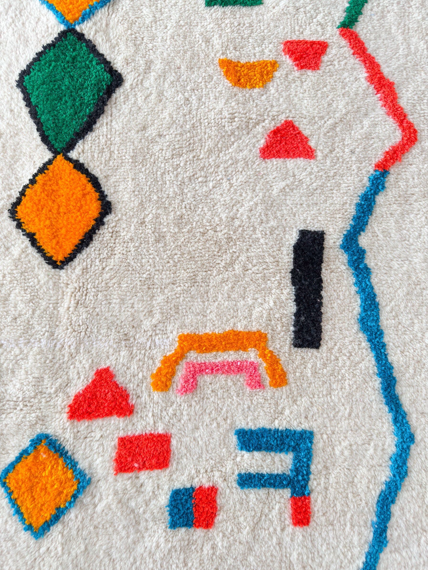 Tapis berbère coloré 158 x 269 cm - n°2166