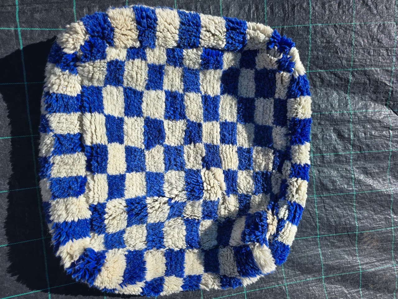 Pouf Marocain, pouf berbère coloré - 60 x 60 cm - n°118