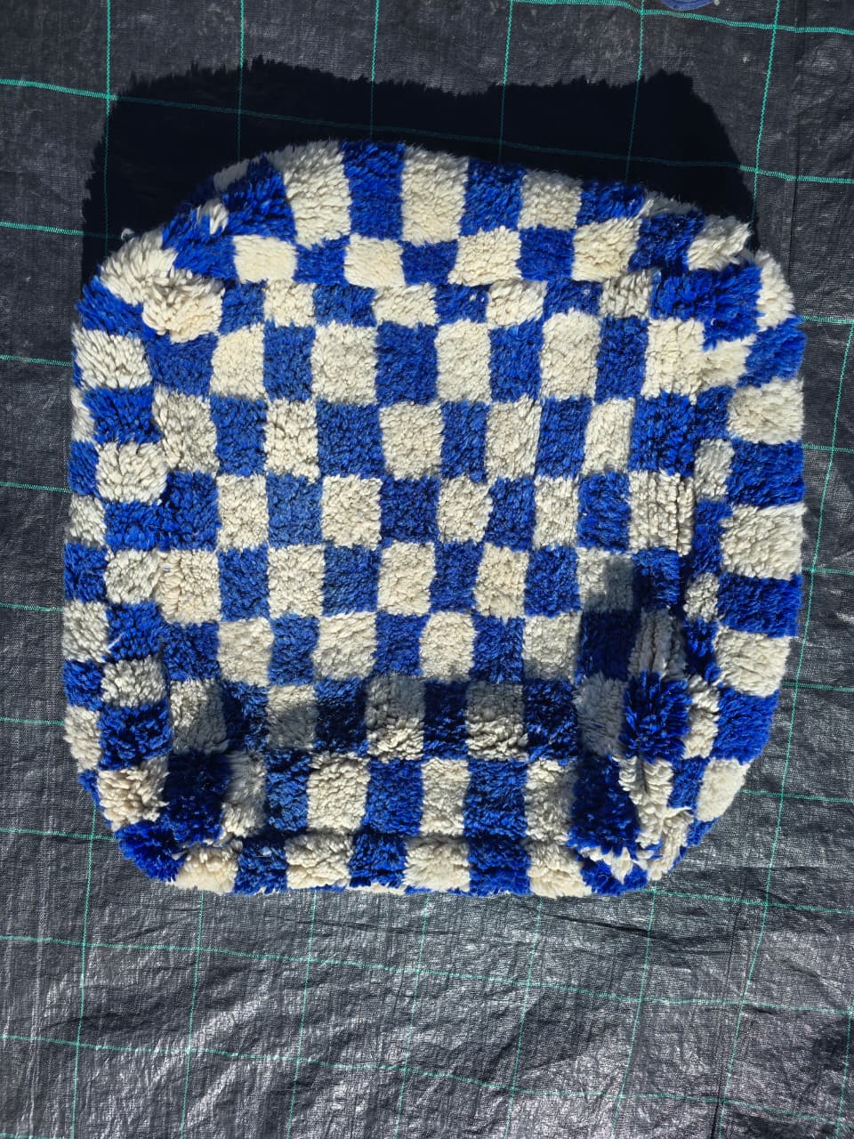 Pouf Marocain, pouf berbère coloré - 60 x 60 cm - n°101