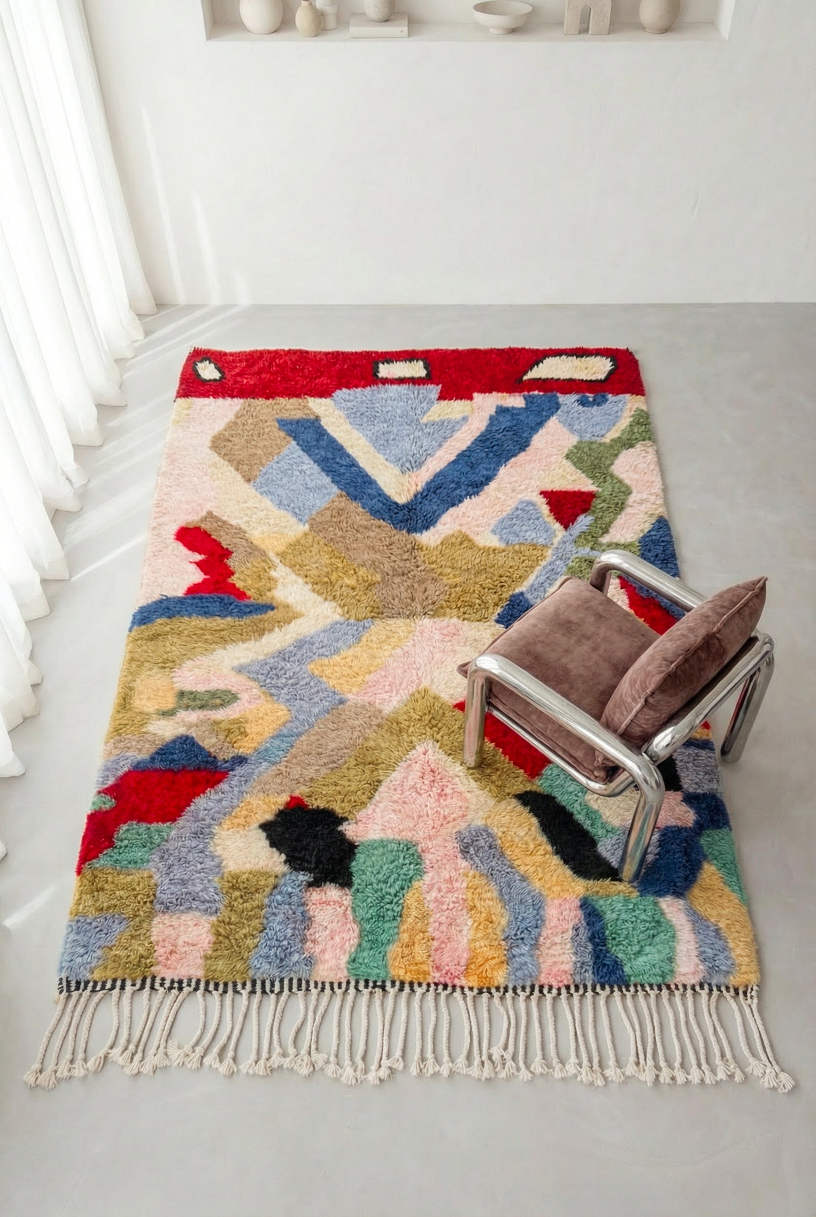 Tapis berbère M'rirt - n°1329