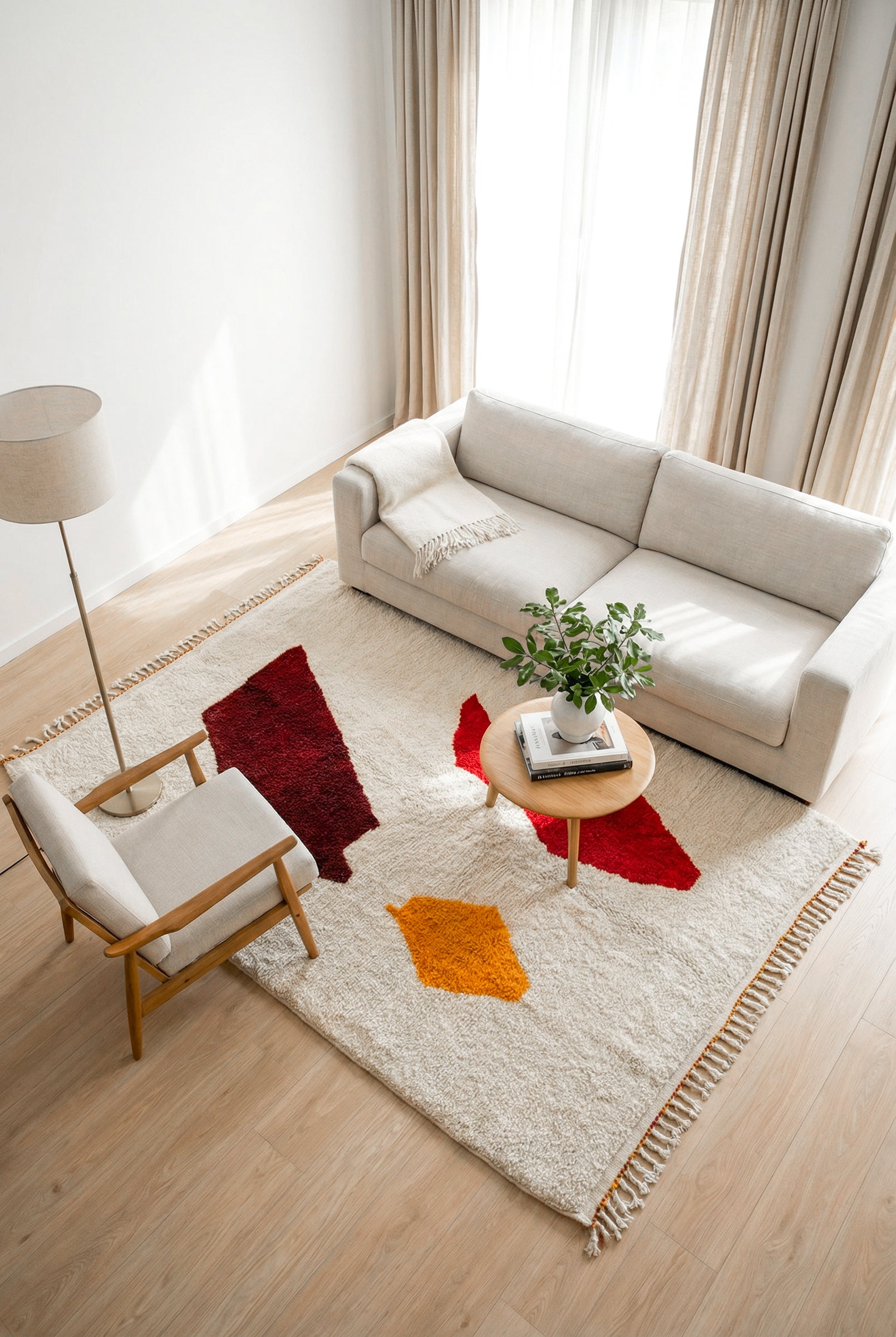 Colorful Berber rug 160 x 255 cm - no. 2198