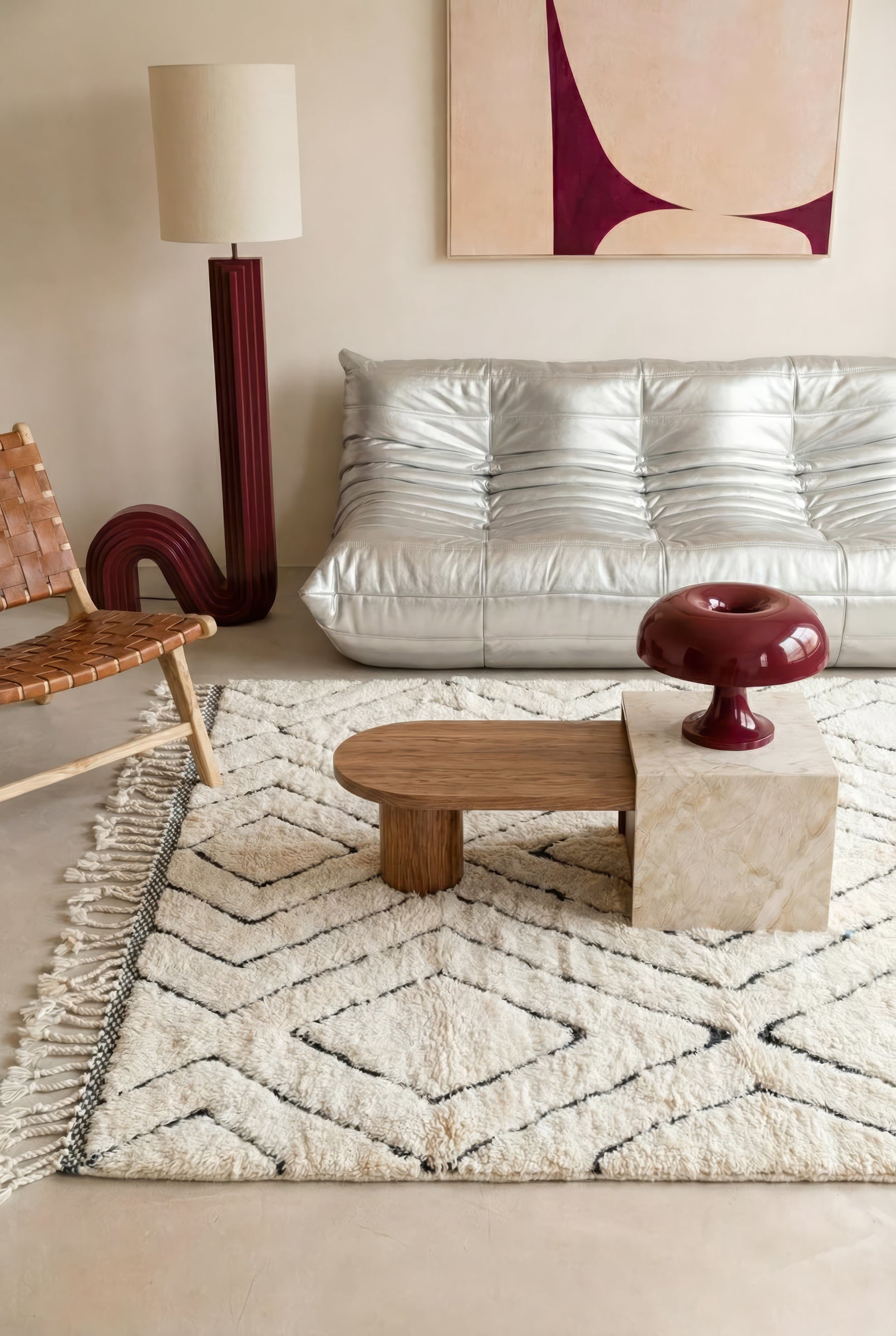 Tapis berbère M'rirt - n°935