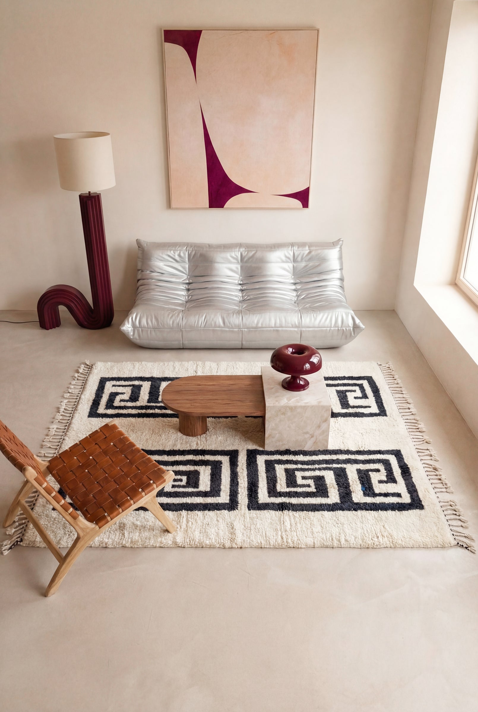 Tapis berbère beni ourain 300x185cm Tapis berbère beni ourain 300x185cm