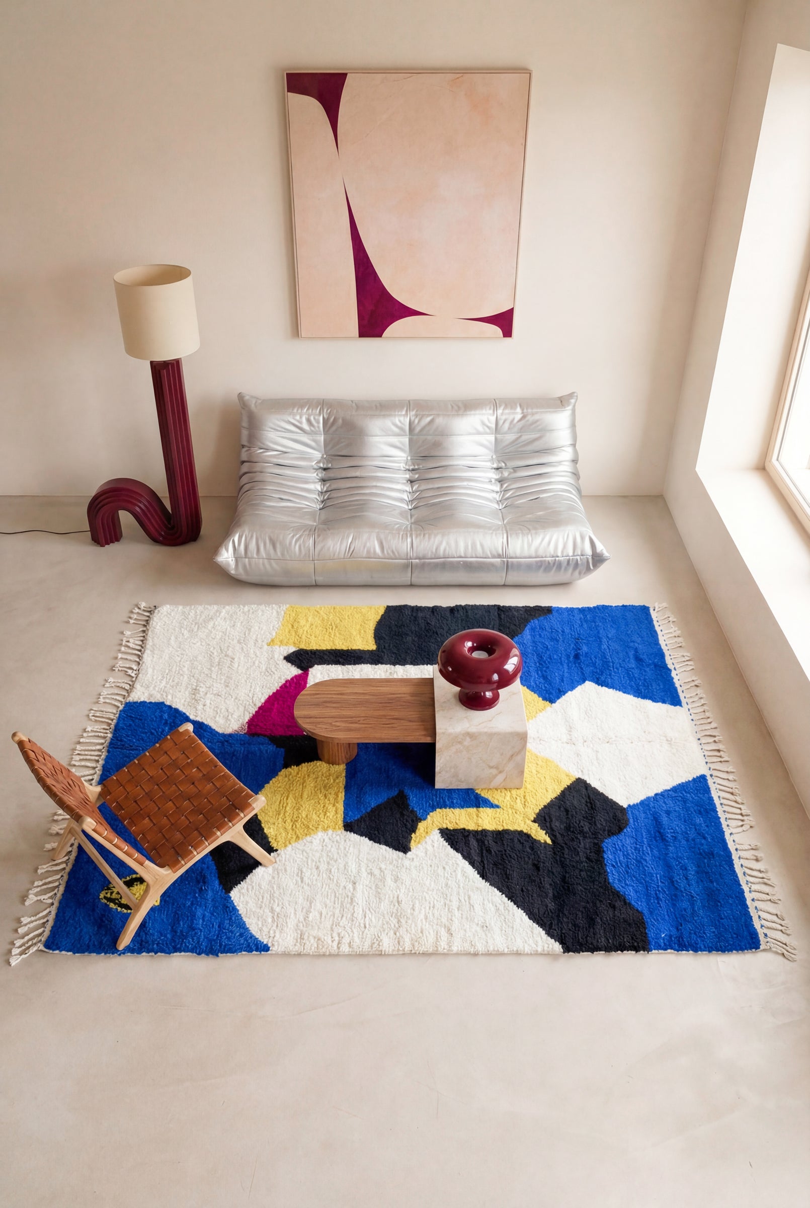 Bunter Berberteppich 261 x 370 cm - Nr. 2207