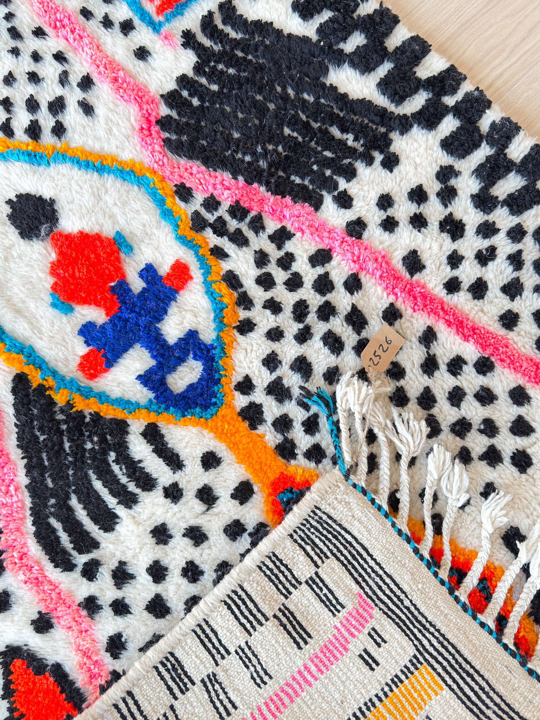 Tapis berbère coloré 125 x 201 cm - n°2526