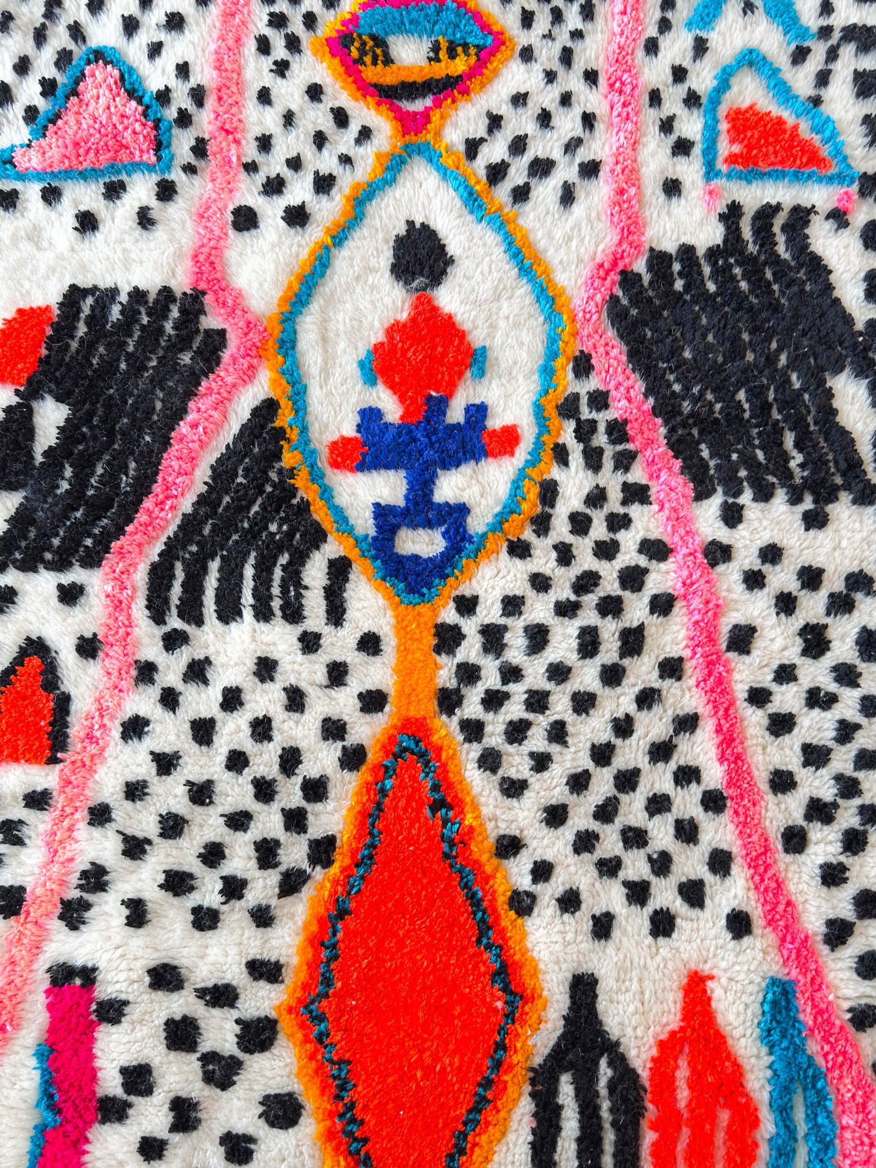 Tapis berbère coloré 125 x 201 cm - n°2526