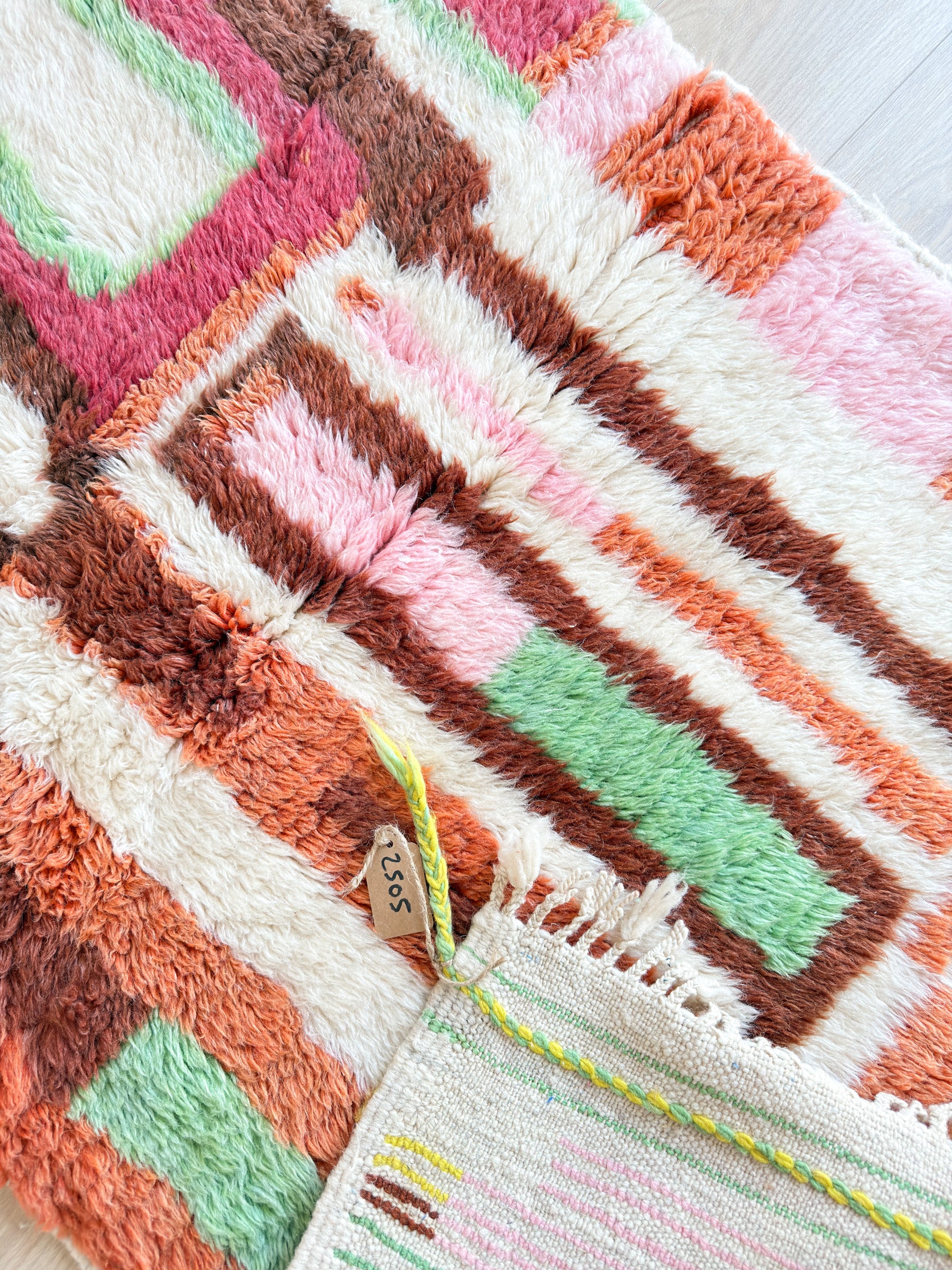 Colorful Berber rug 96 x 168 cm - No. 2505