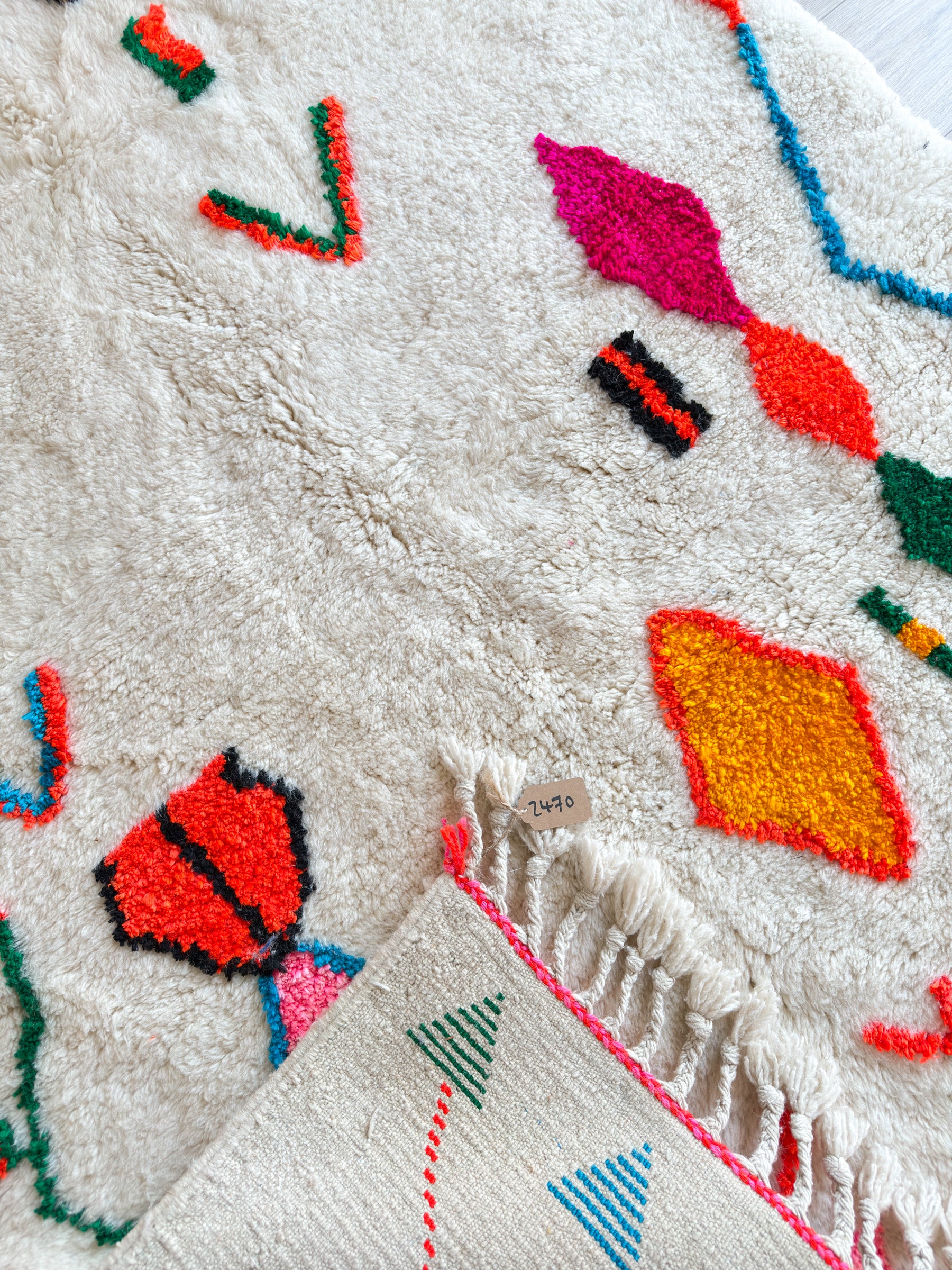 Tapis berbère coloré 142 x 225 cm - n°2470