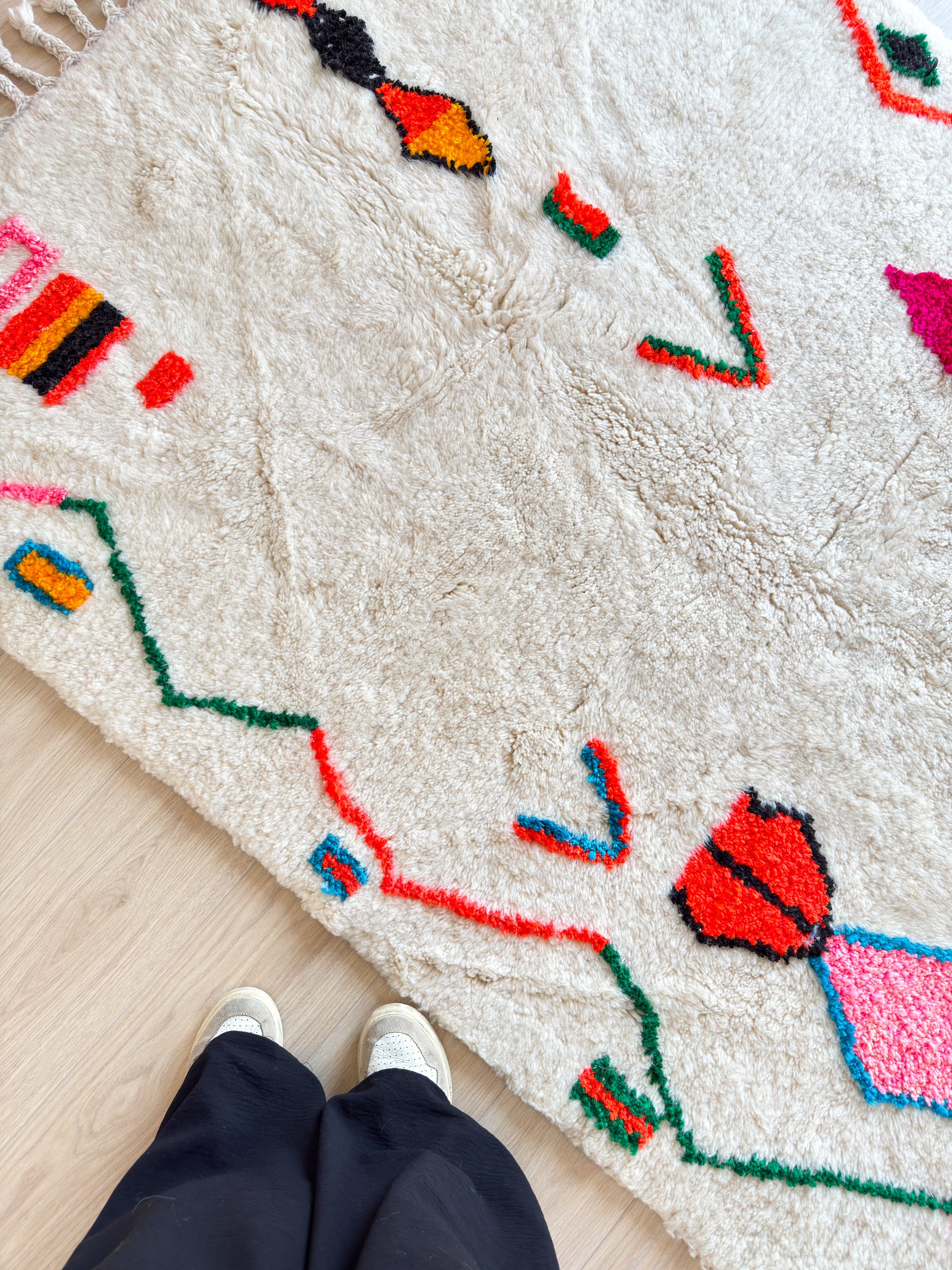 Tapis berbère coloré 142 x 225 cm - n°2470