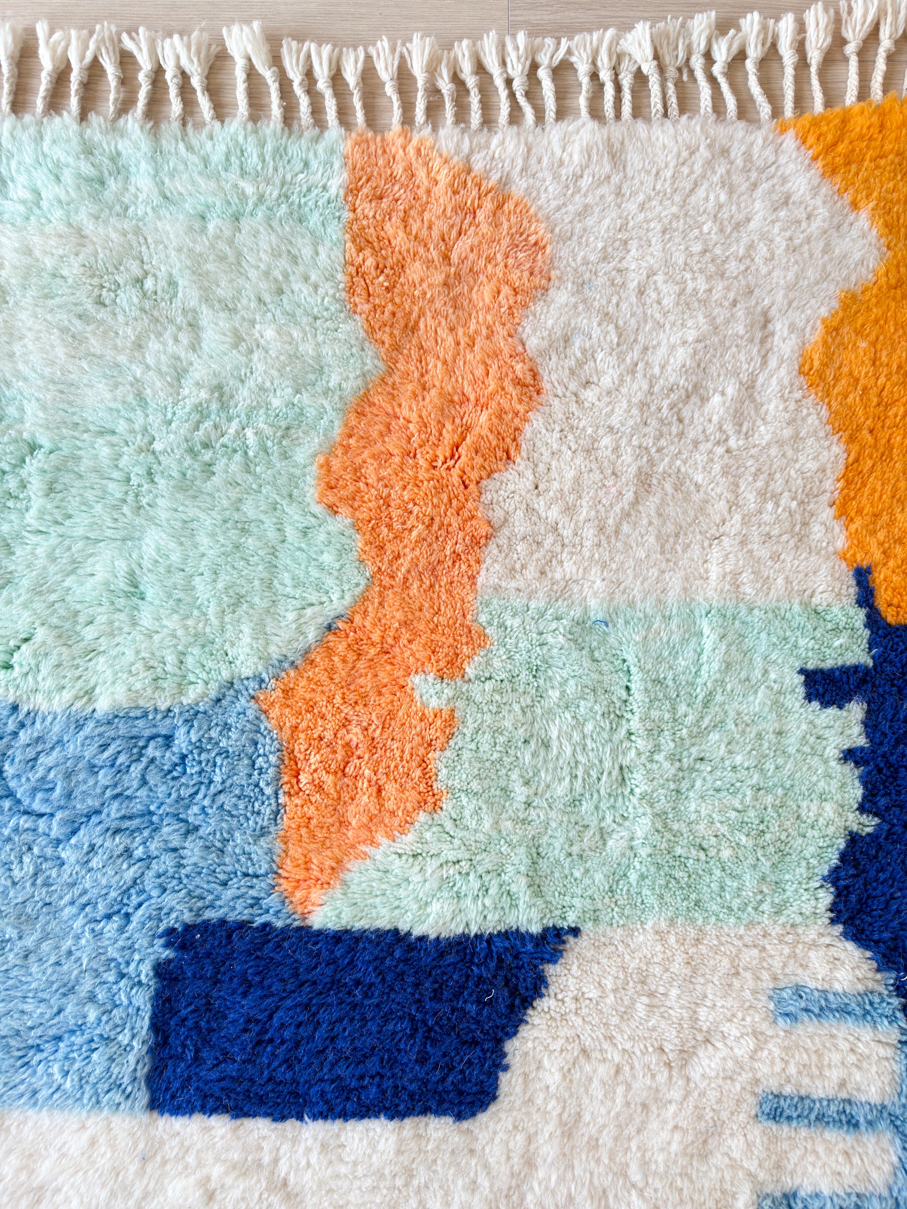 Colorful Berber rug 124 x 195 cm - No. 2523