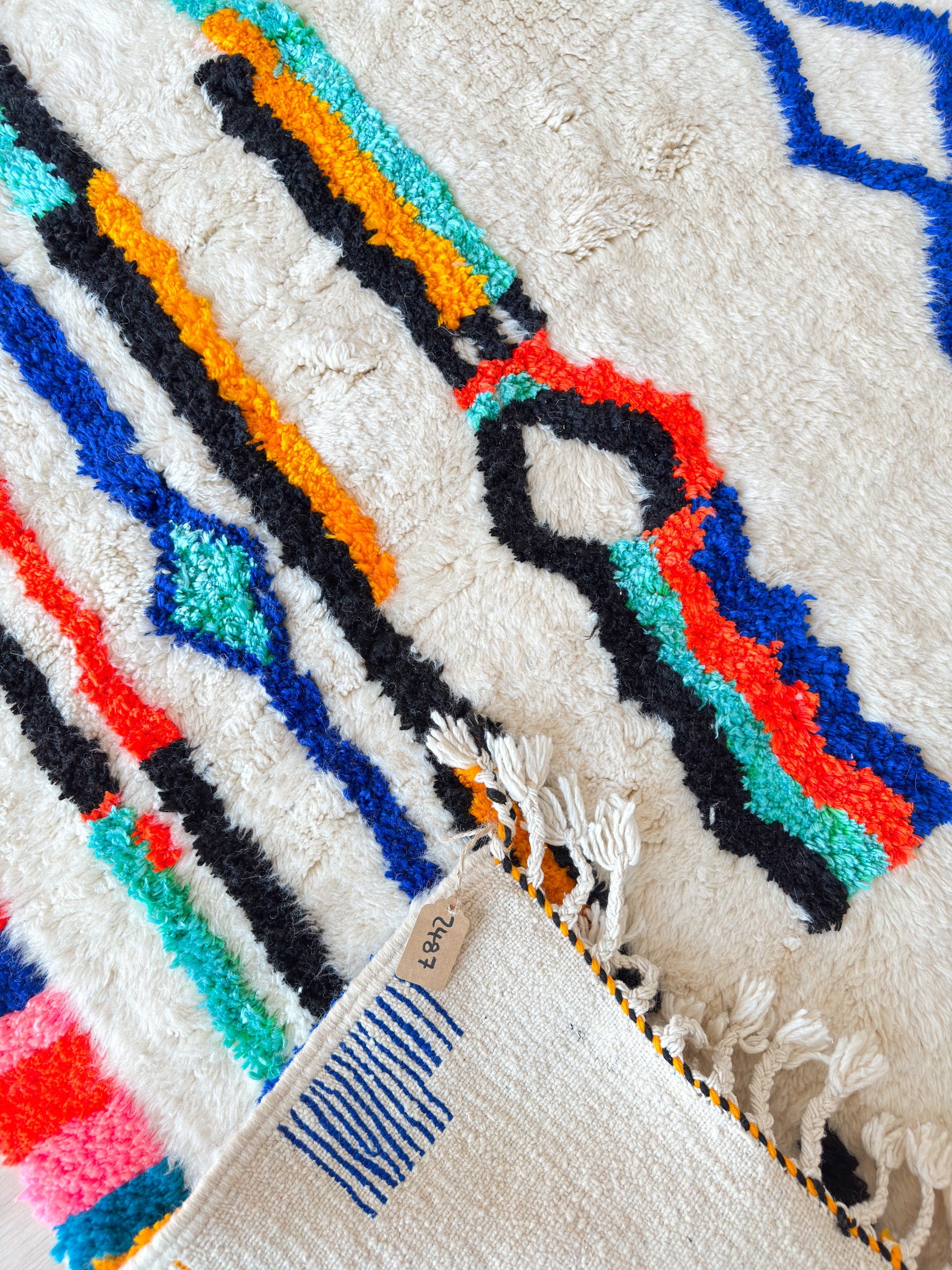 Tapis berbère coloré 150 x 267 cm - n°2487