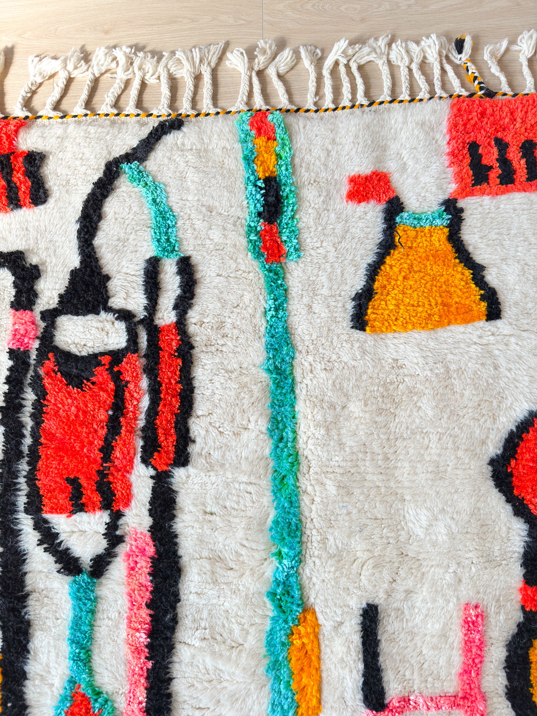 Tapis berbère coloré 150 x 267 cm - n°2487