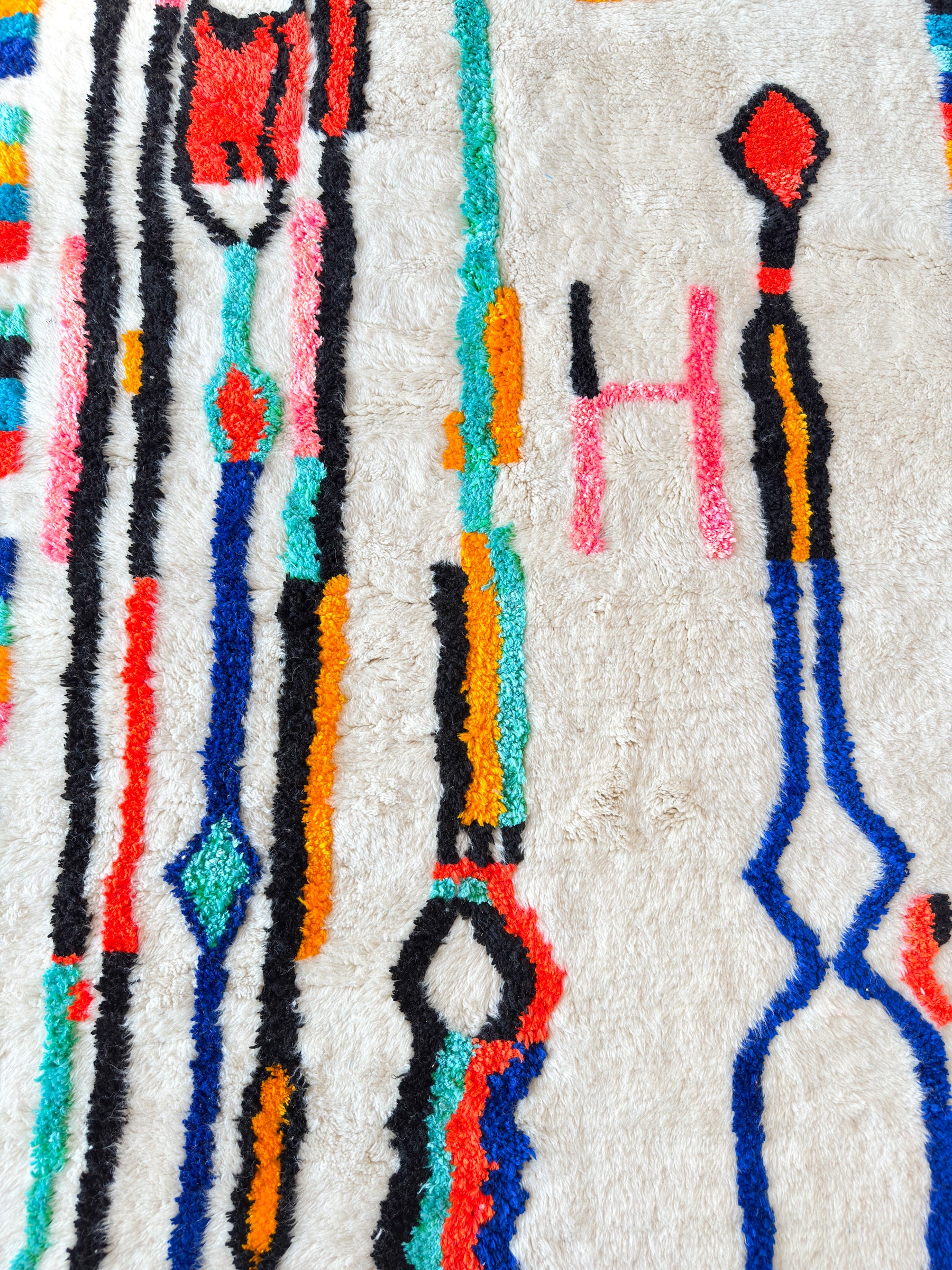 Tapis berbère coloré 150 x 267 cm - n°2487