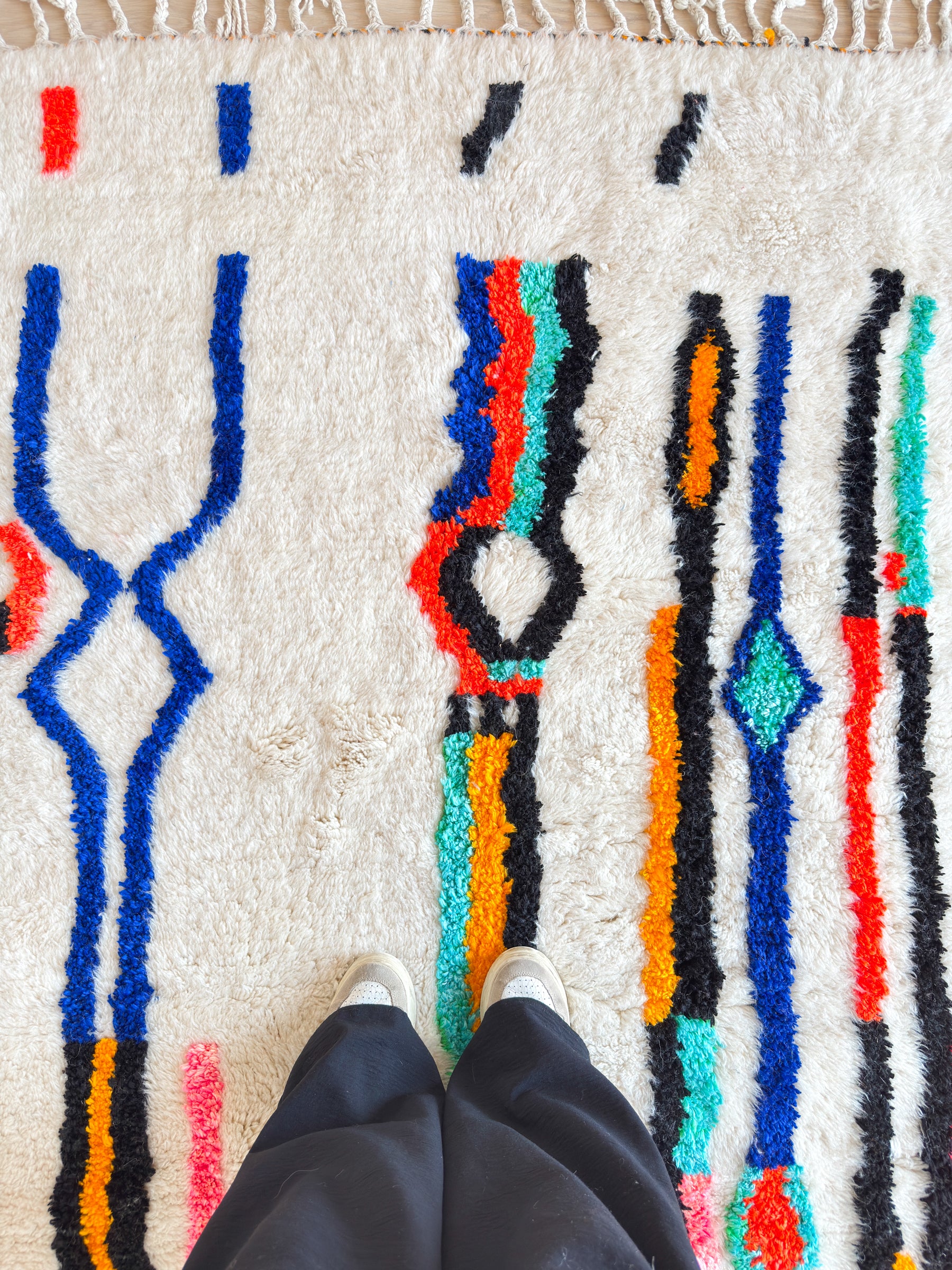 Tapis berbère coloré 150 x 267 cm - n°2487