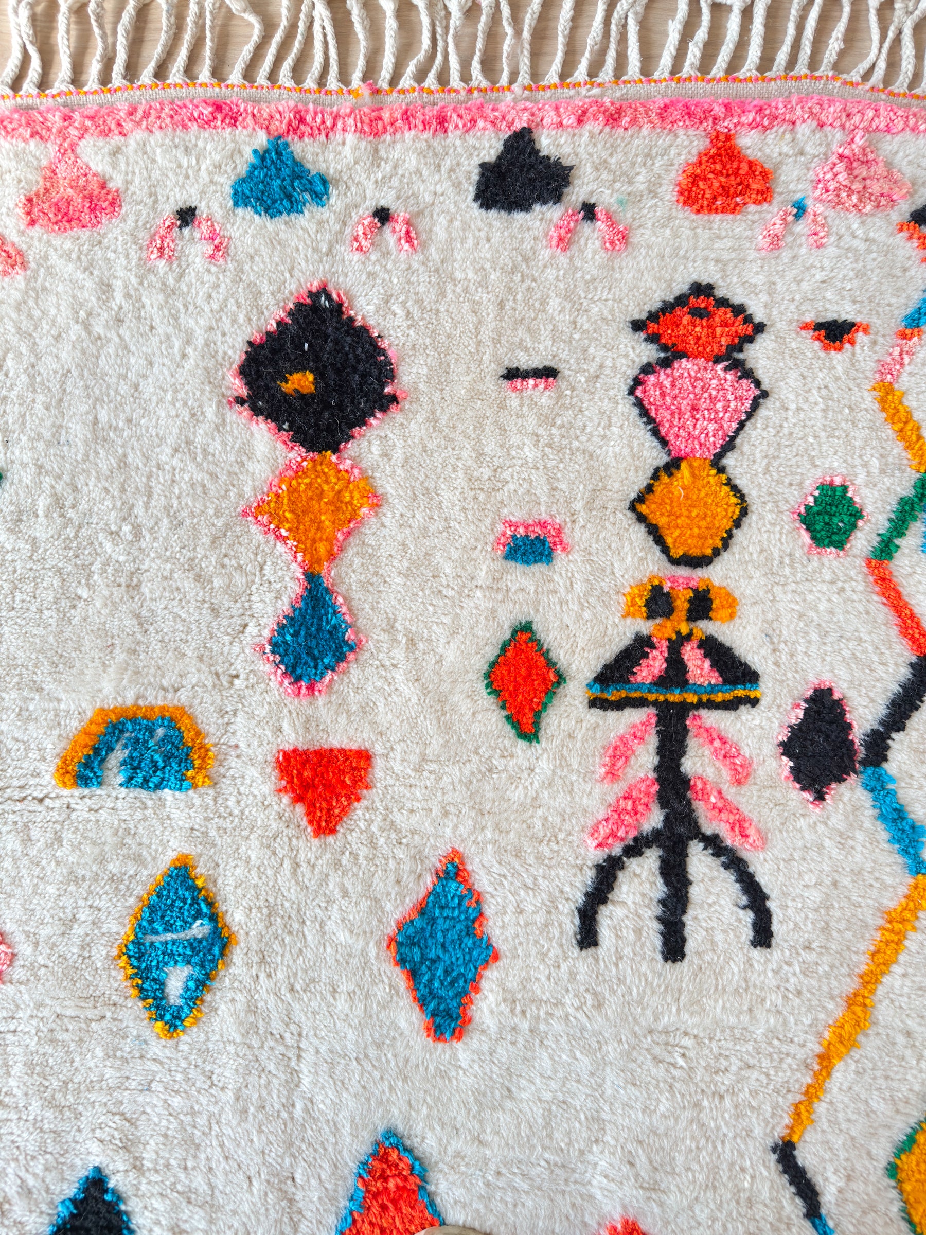 Tapis berbère coloré 143 x 263 cm - n°2476