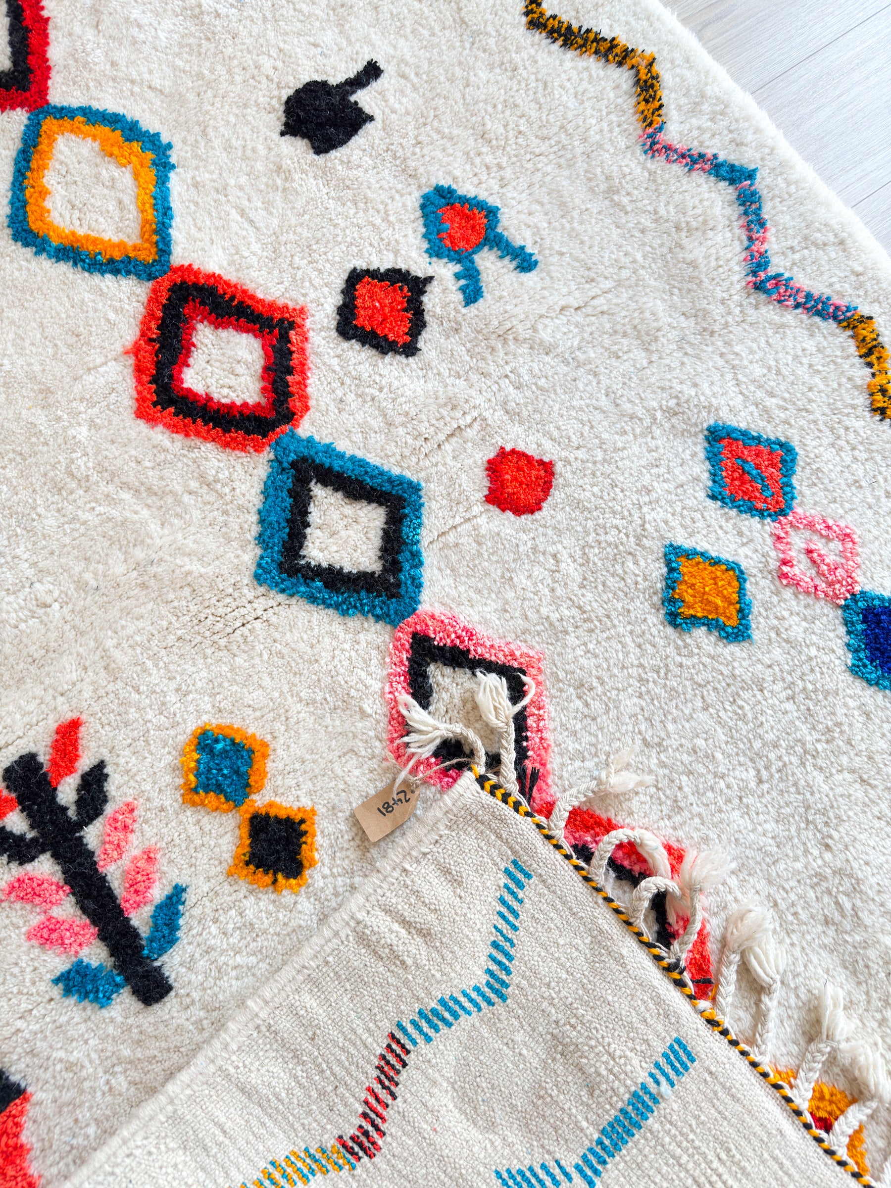 Tapis berbère coloré 148 x 269 cm - n°2481