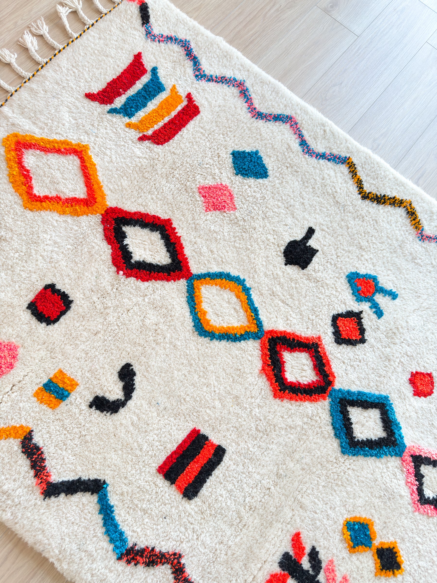 Tapis berbère coloré 148 x 269 cm - n°2481