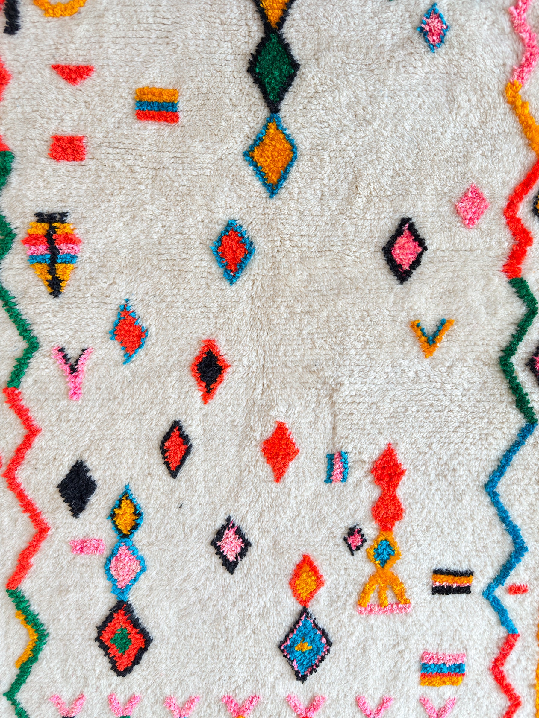 Colorful Berber rug 121 x 194 cm - No. 2475