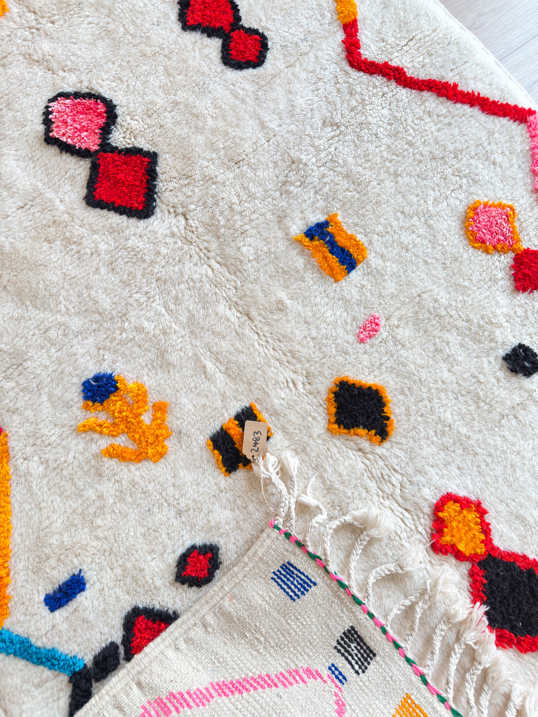 Tapis berbère coloré 143 x 234 cm - n°2483