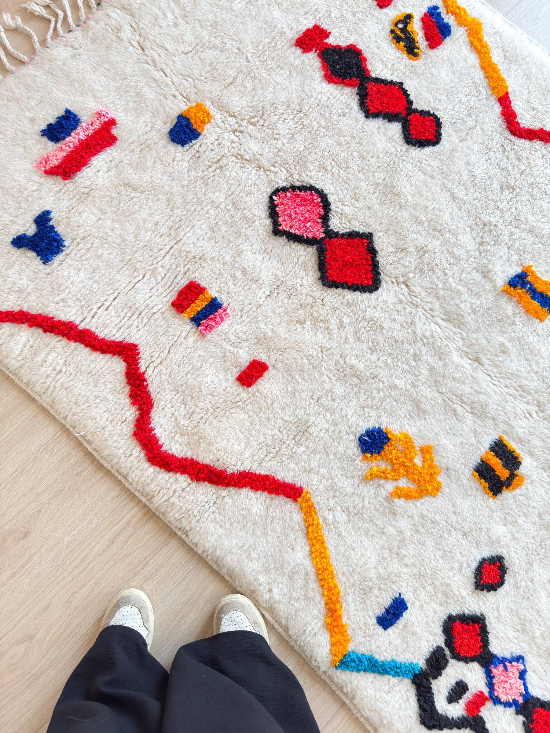 Tapis berbère coloré 143 x 234 cm - n°2483