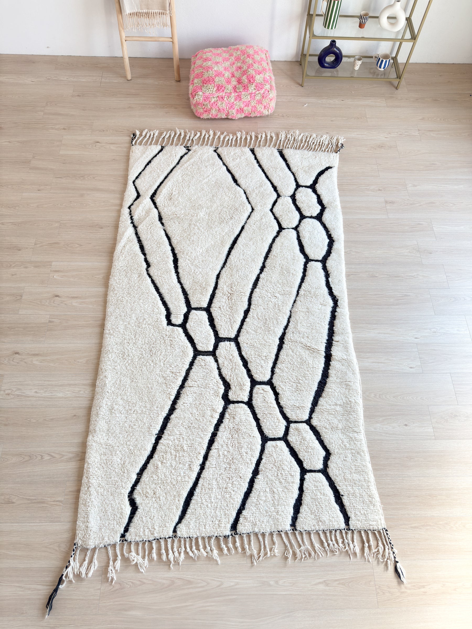 Tapis Beni Ouarain 153 x 285 cm - n°2516