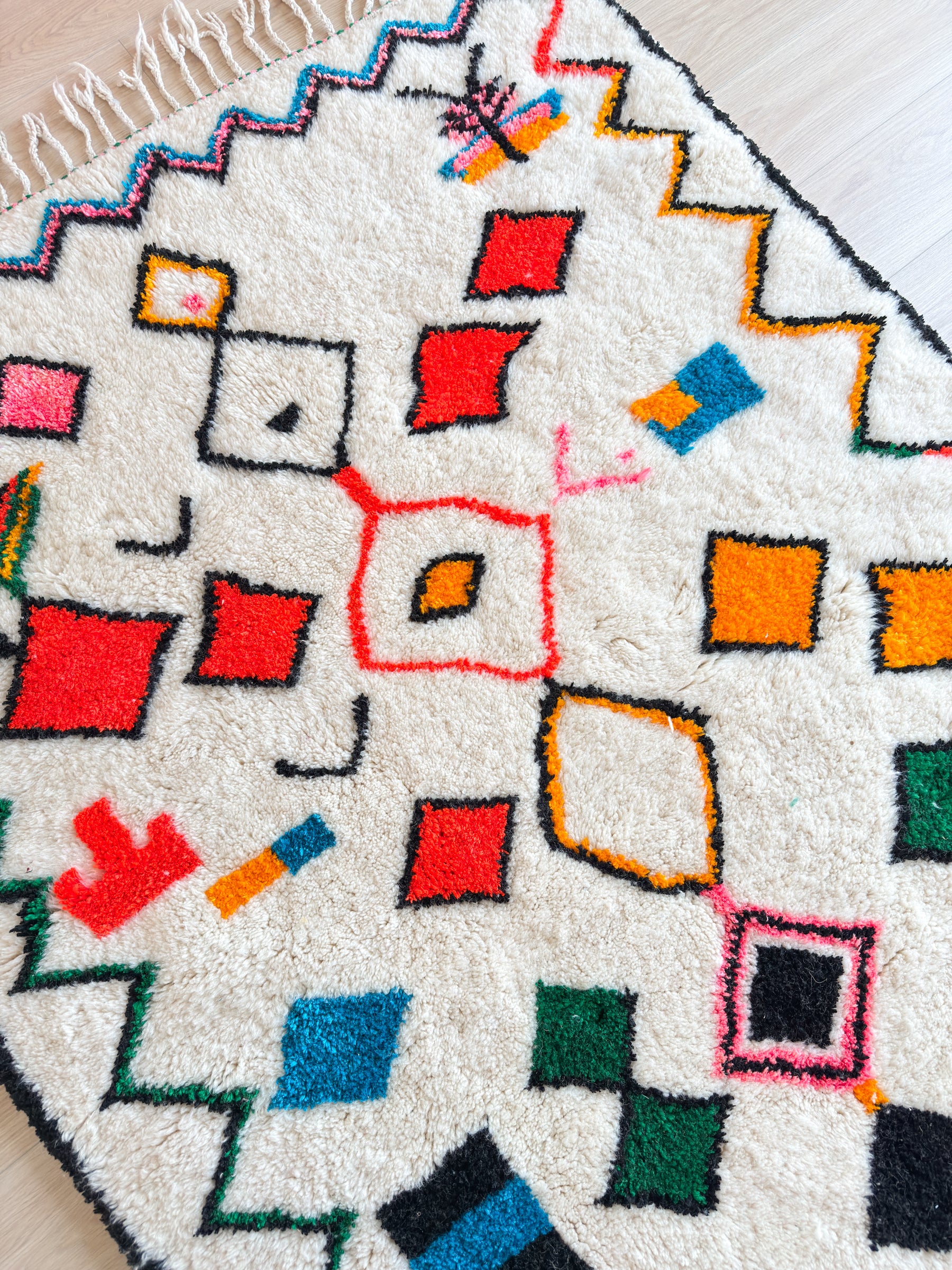 Bunter Berberteppich 153 x 280 cm - Nr. 2480