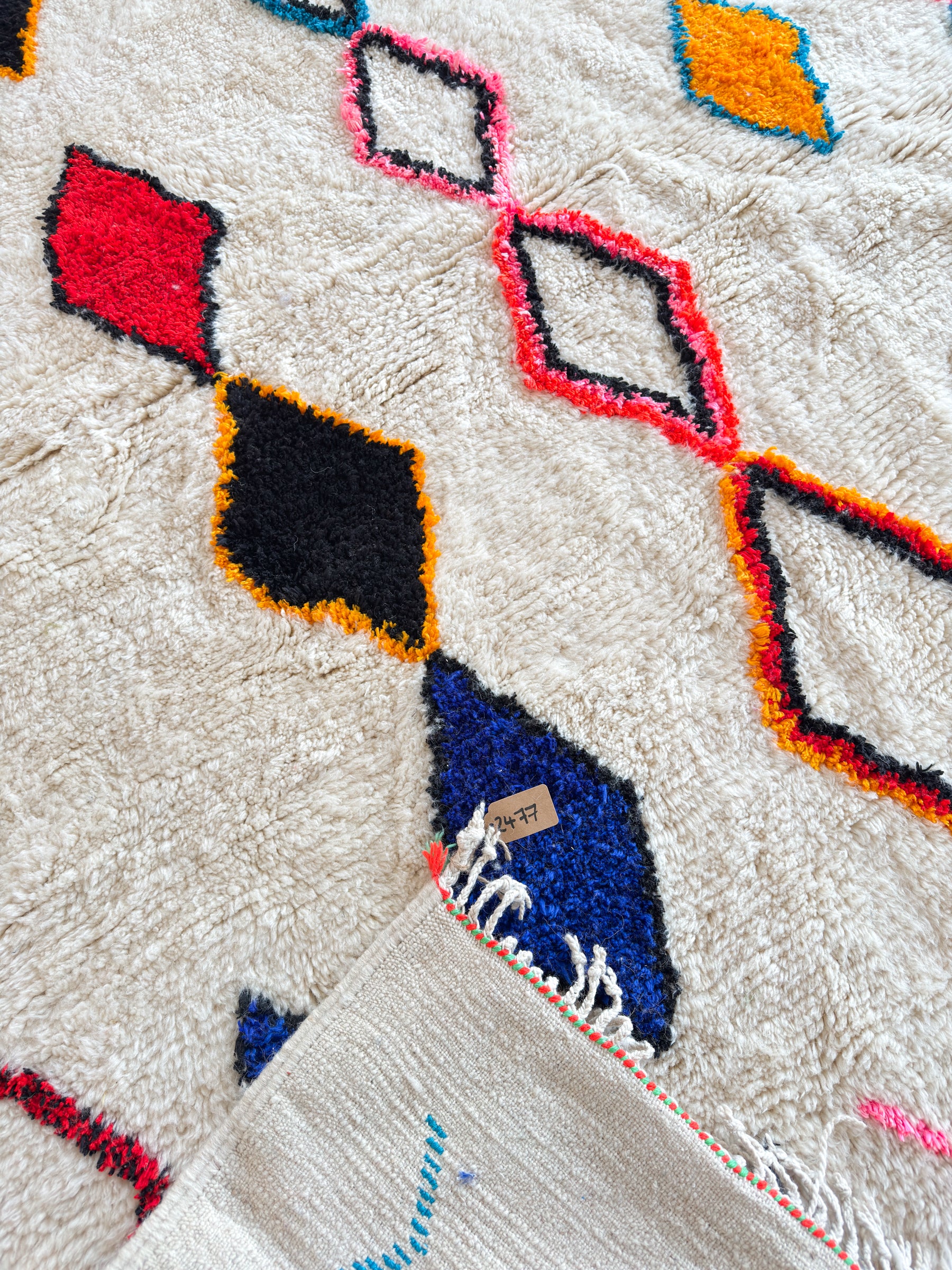 Tapis berbère coloré 210 x 327 cm - n°2477