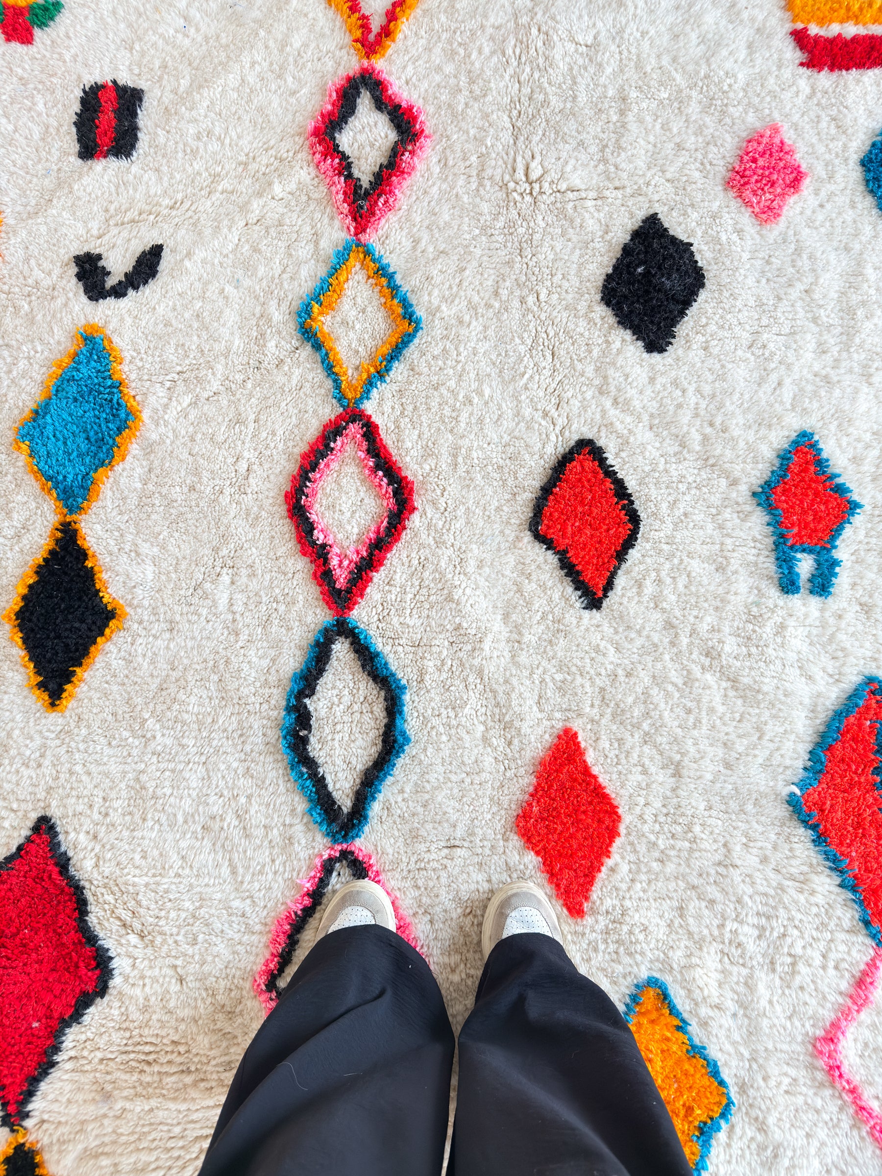 Tapis berbère coloré 210 x 327 cm - n°2477