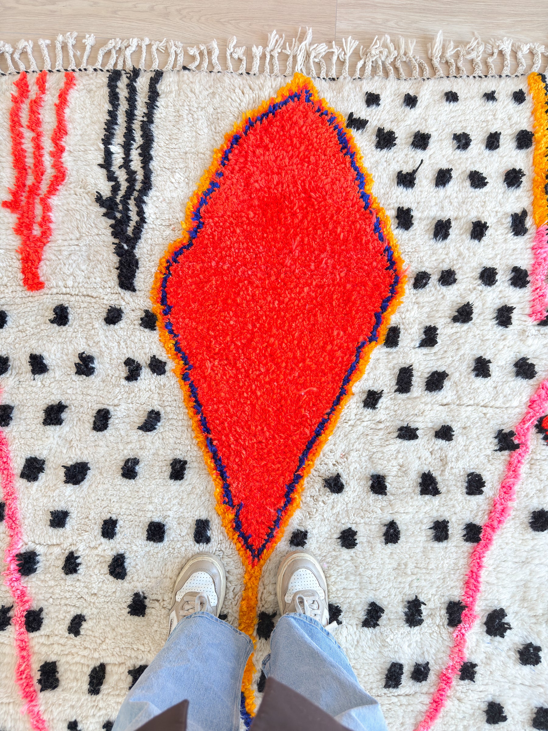 Tapis berbère coloré 155 x 260 cm - n°2497