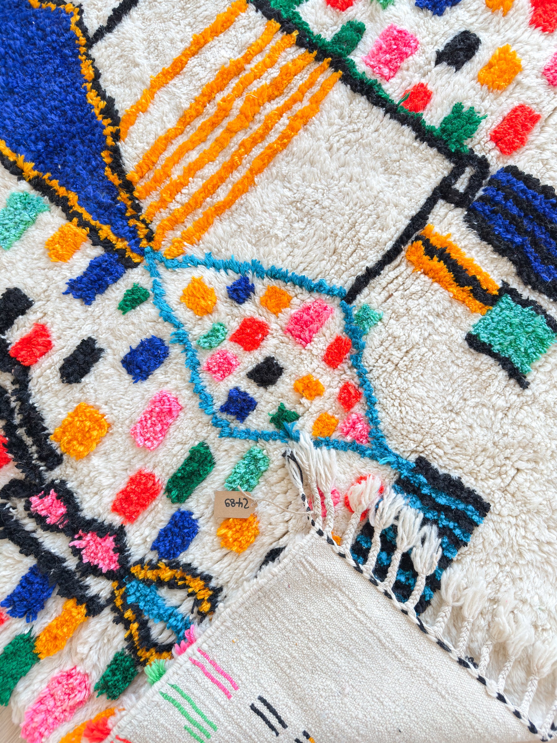 Tapis berbère coloré 153 x 267 cm - n°2489